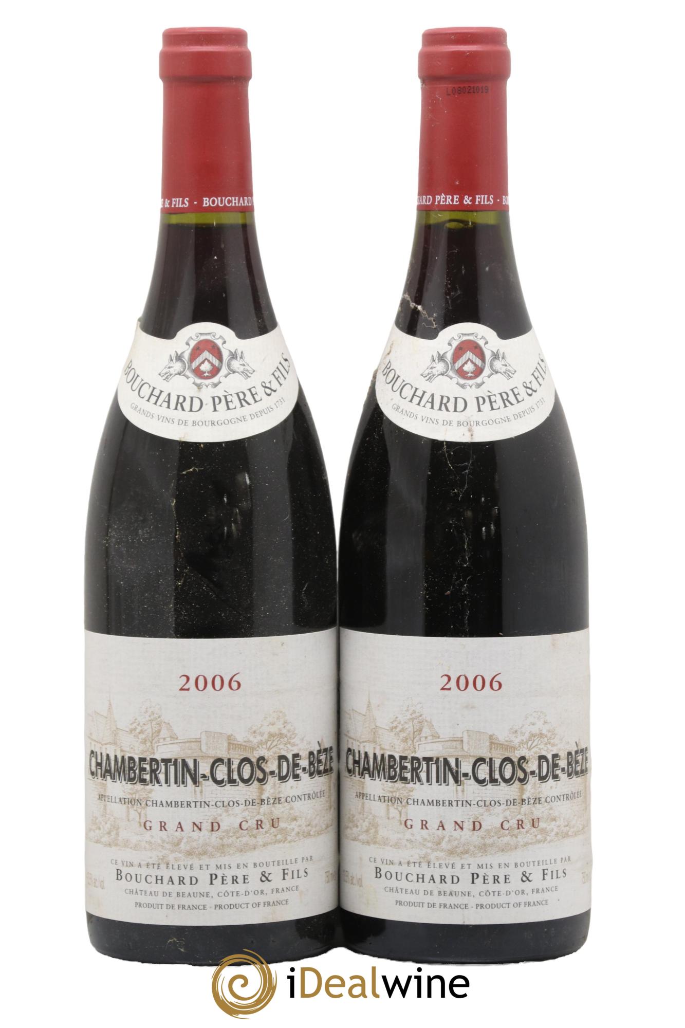 Chambertin Clos de Bèze Grand Cru Bouchard Père & Fils 2006 - Lot of 2 bottles - 0
