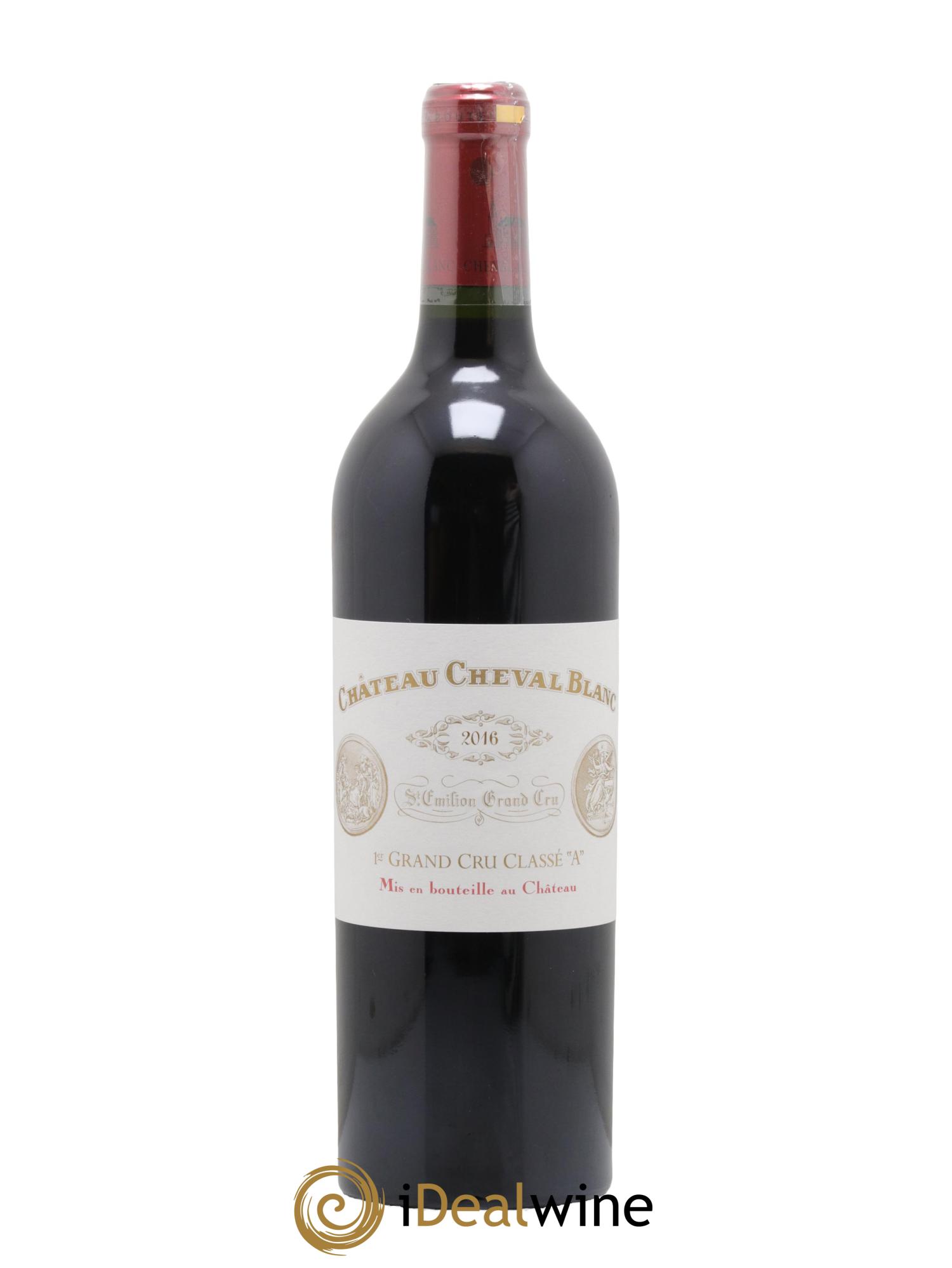 Château Cheval Blanc 1er Grand Cru Classé A 2016 - Lot de 1 bouteille - 0