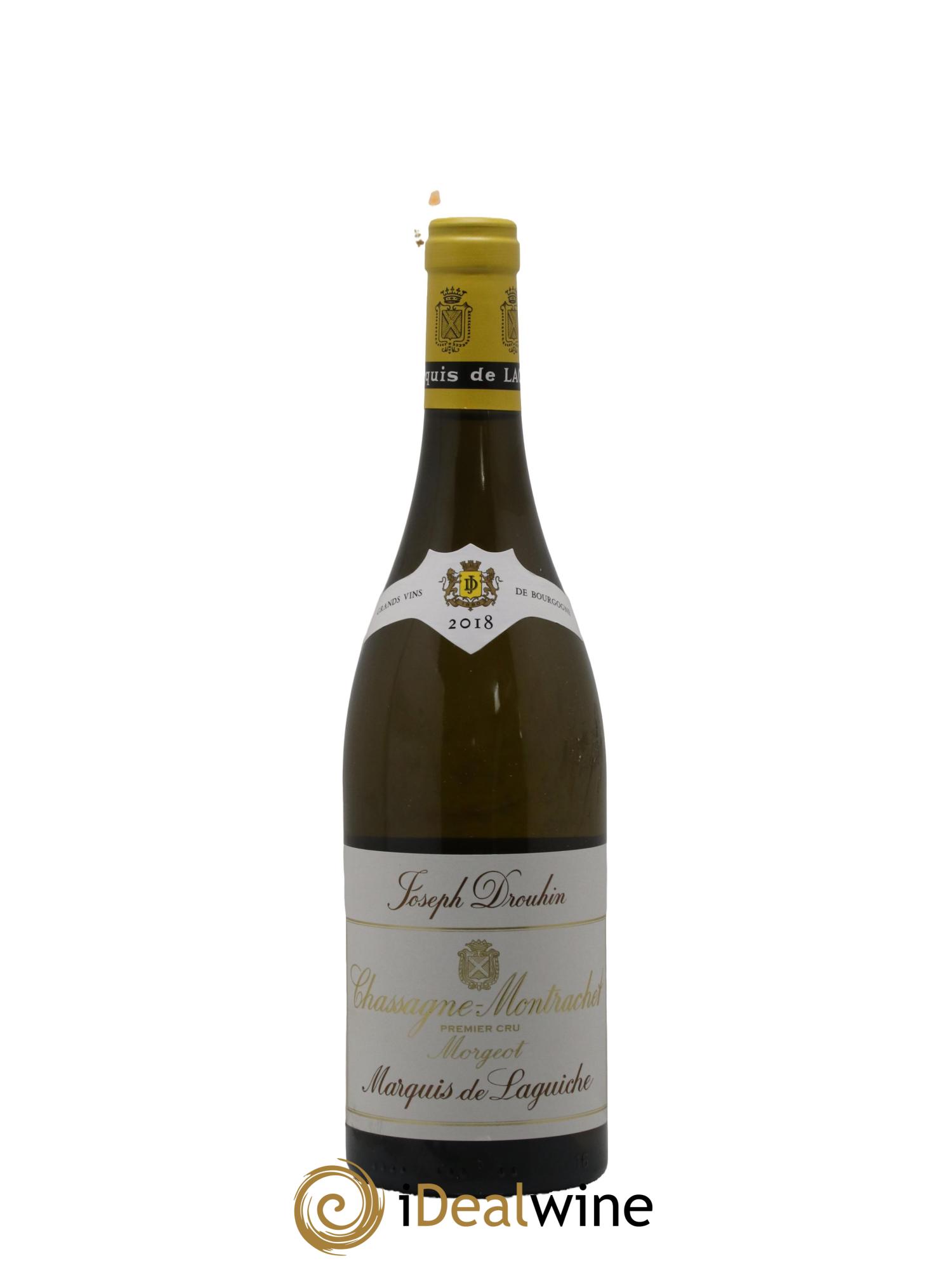 Chassagne-Montrachet 1er Cru Morgeot - Marquis de Laguiche Joseph Drouhin 2018 - Lot de 1 bouteille - 0