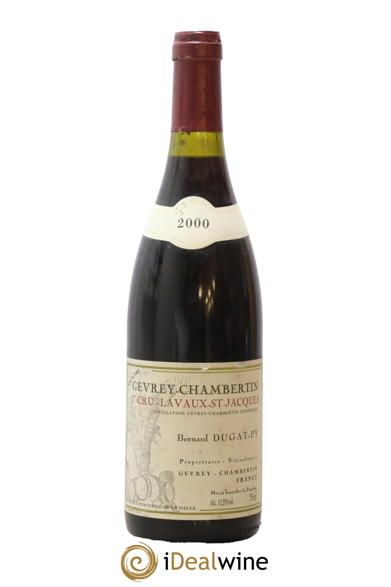 Gevrey-Chambertin 1er Cru Lavaux Saint Jacques Dugat-Py 2000 - Lot de 1 bouteille - 0