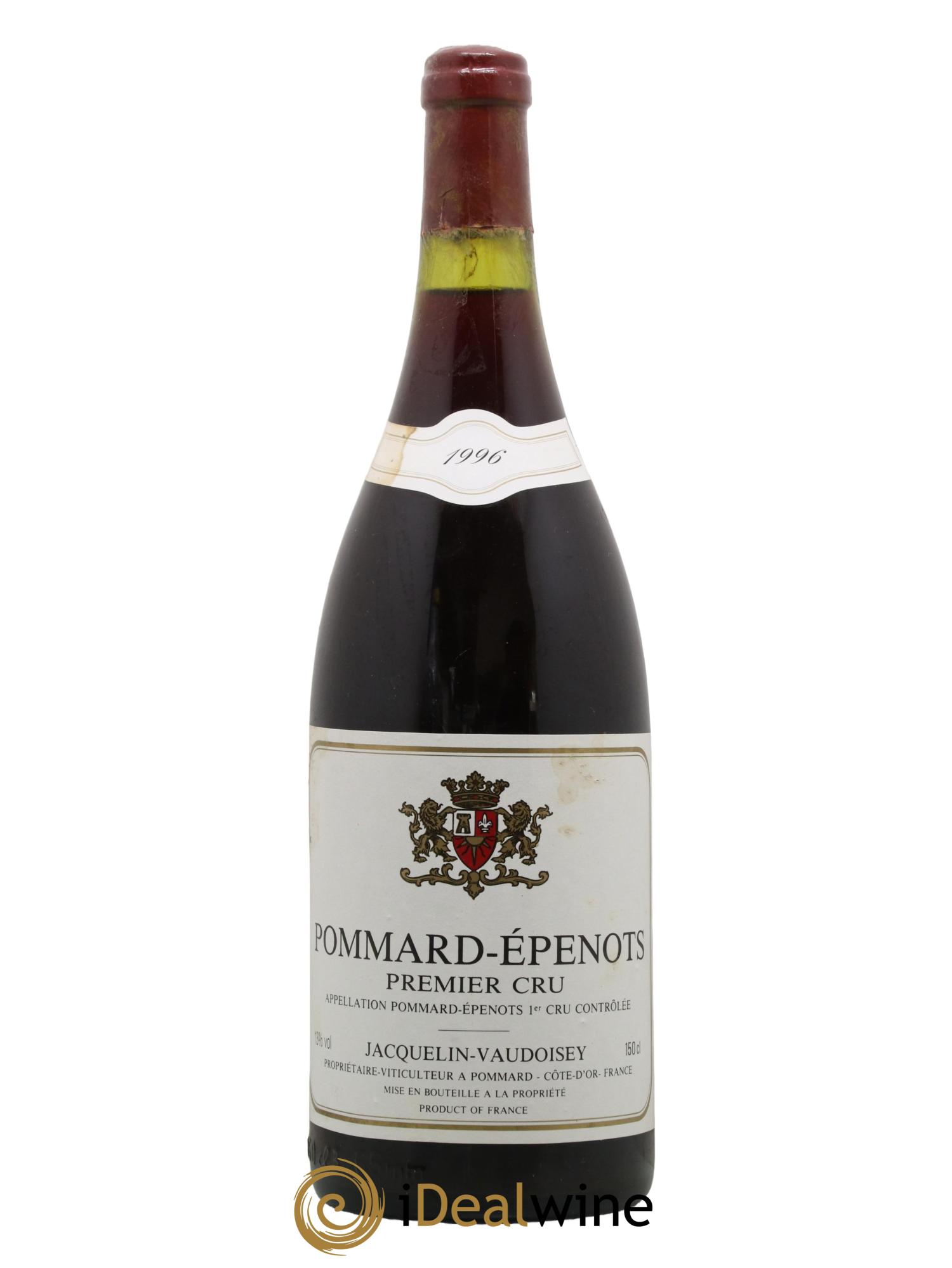 Pommard 1er Cru Epenots Domaine Jacquelin Vaudoisey 1996 - Lot de 1 magnum - 0