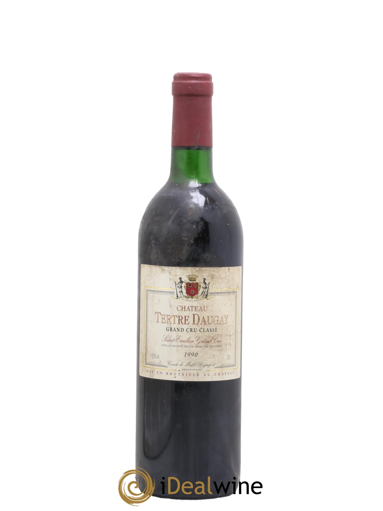 Château Tertre Daugay Grand Cru Classé 1990 - Lot de 1 bouteille - 0