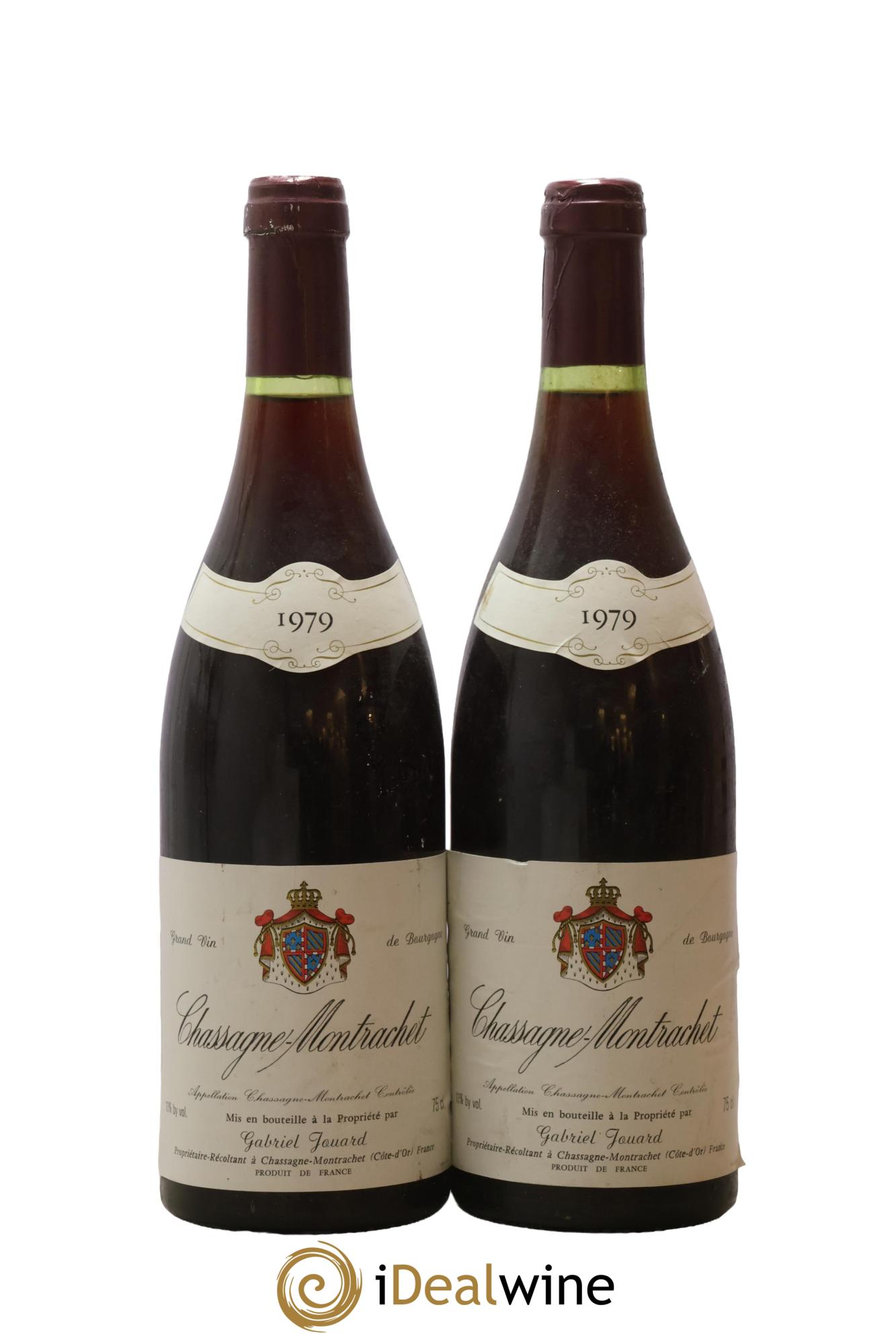 Chassagne-Montrachet Gabriel et Paul Jouard 1979 - Lot de 2 bouteilles - 0
