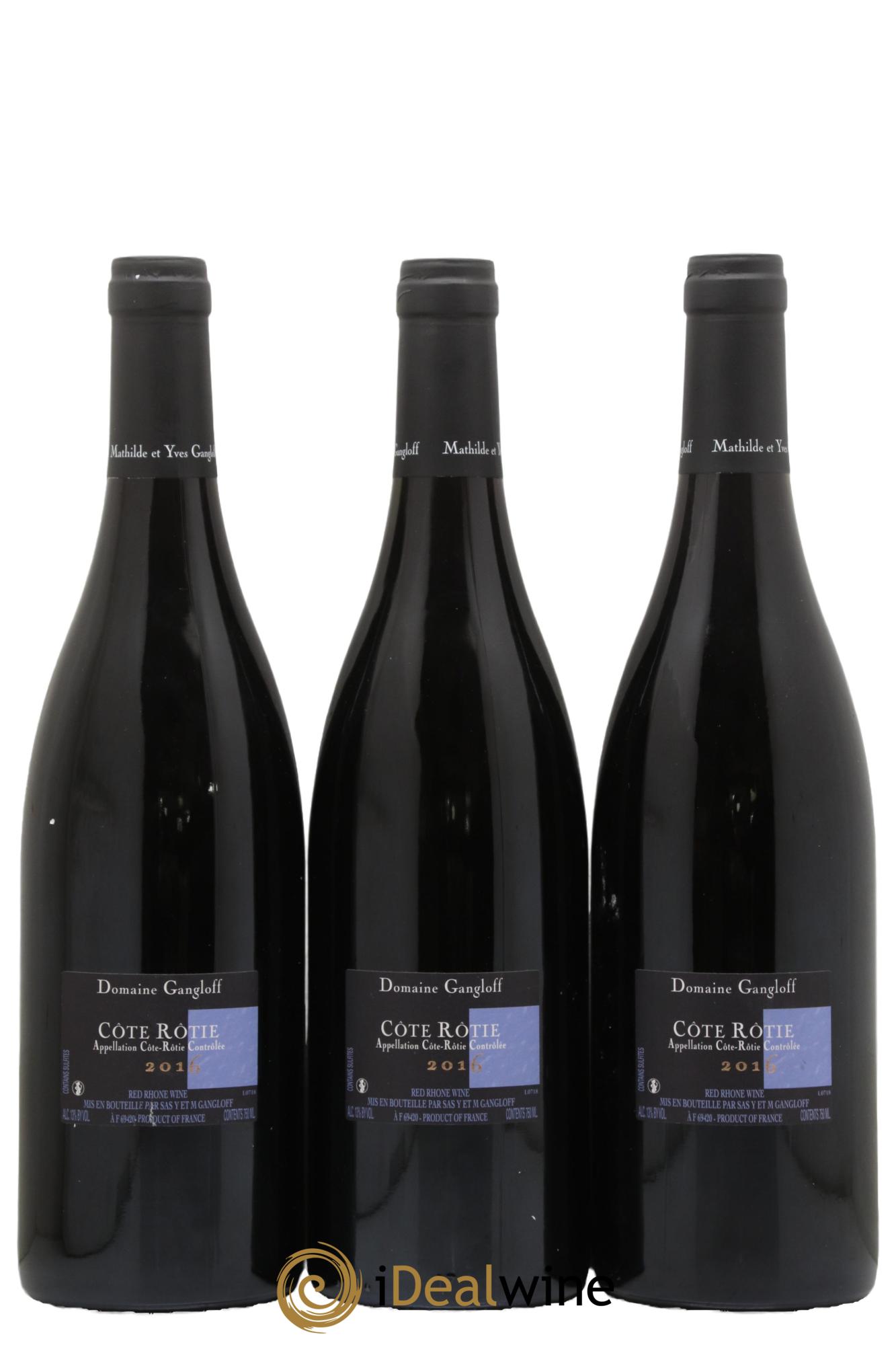 Côte-Rôtie La Barbarine Gangloff (Domaine) 2016 - Posten von 3 Flaschen - 1