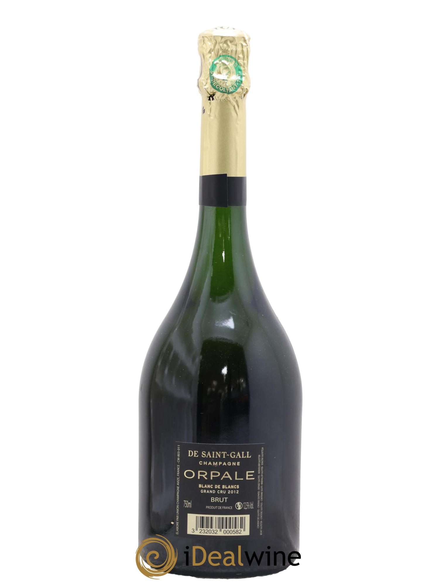Brut Blanc de Blancs Orpale Saint Gall 2012 - Lot de 1 bouteille - 1