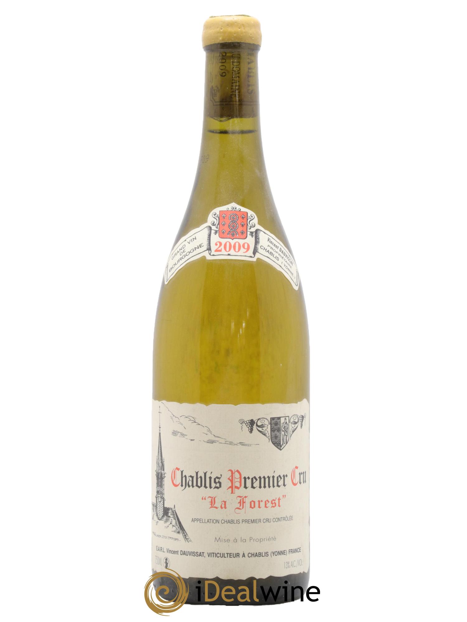 Chablis 1er Cru La Forest Vincent Dauvissat (Domaine) 2009 - Lot de 1 bouteille - 0