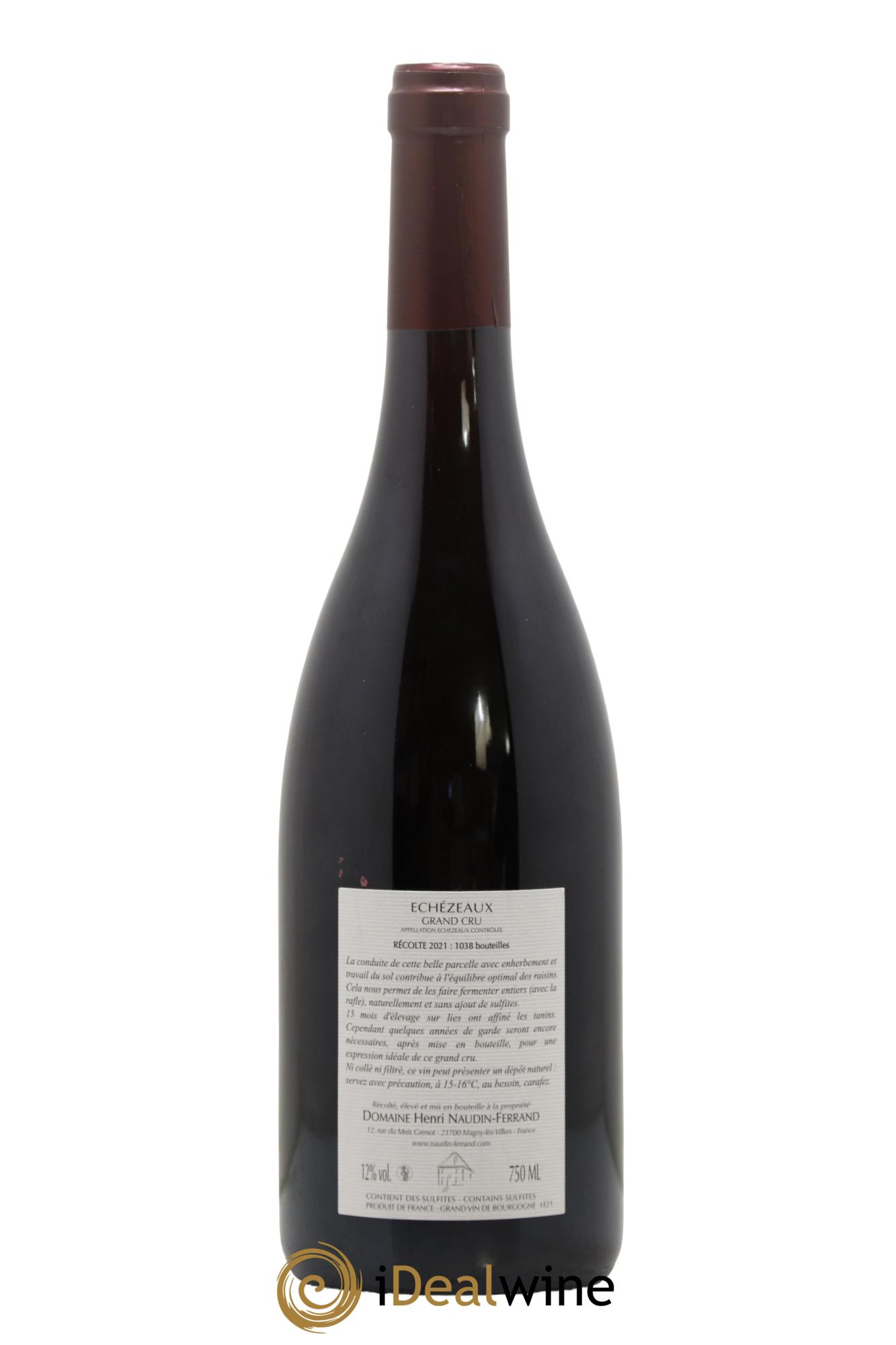 Echezeaux Grand Cru Naudin-Ferrand (Domaine) 2021 - Lotto di 1 bottiglia - 1