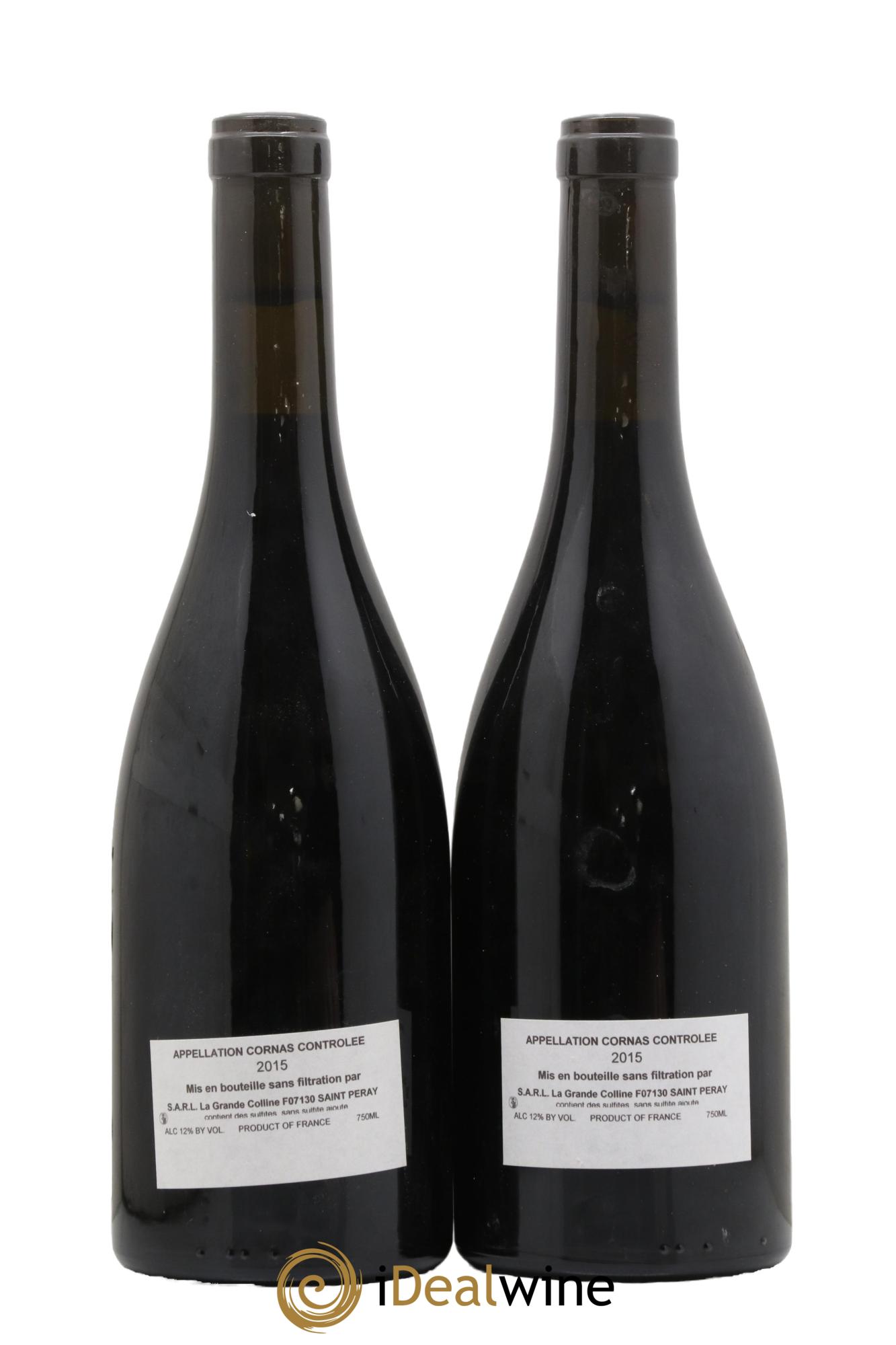 Cornas Hirotake Ooka - Domaine La Grande Colline 2015 - Lot de 2 bouteilles - 1
