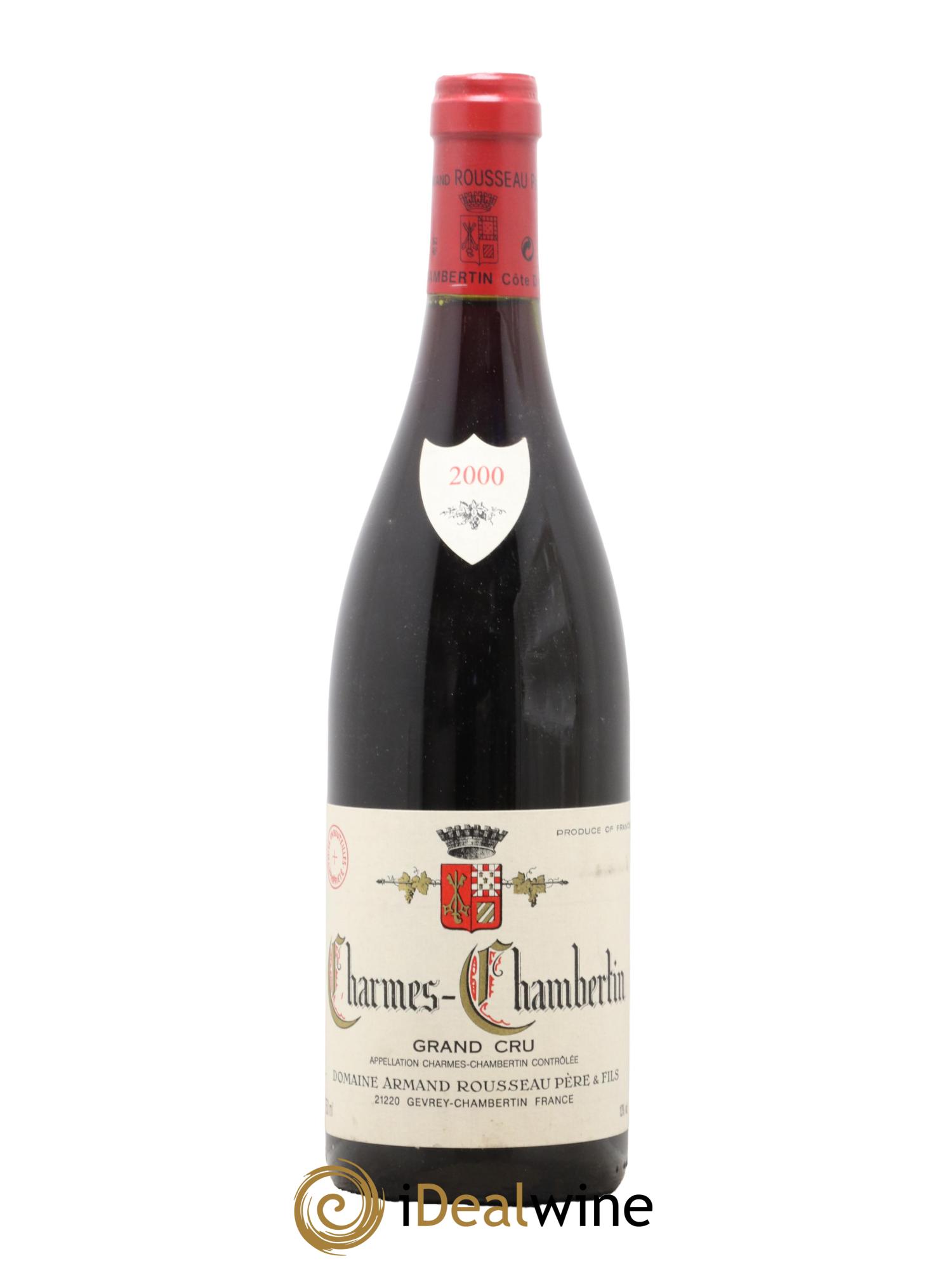 Charmes-Chambertin Grand Cru Armand Rousseau (Domaine) 2000 - Lot de 1 bouteille - 0