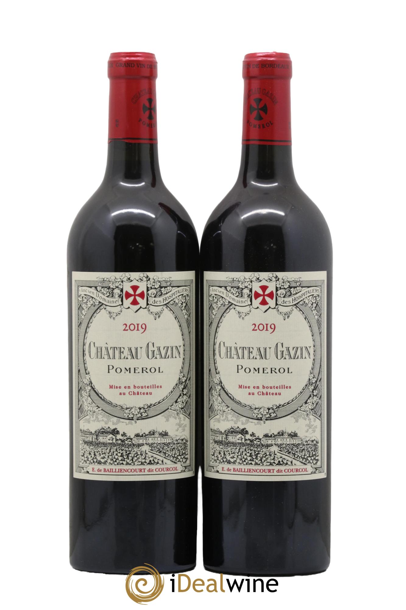 Château Gazin 2019 - Lotto di 2 bottiglie - 0