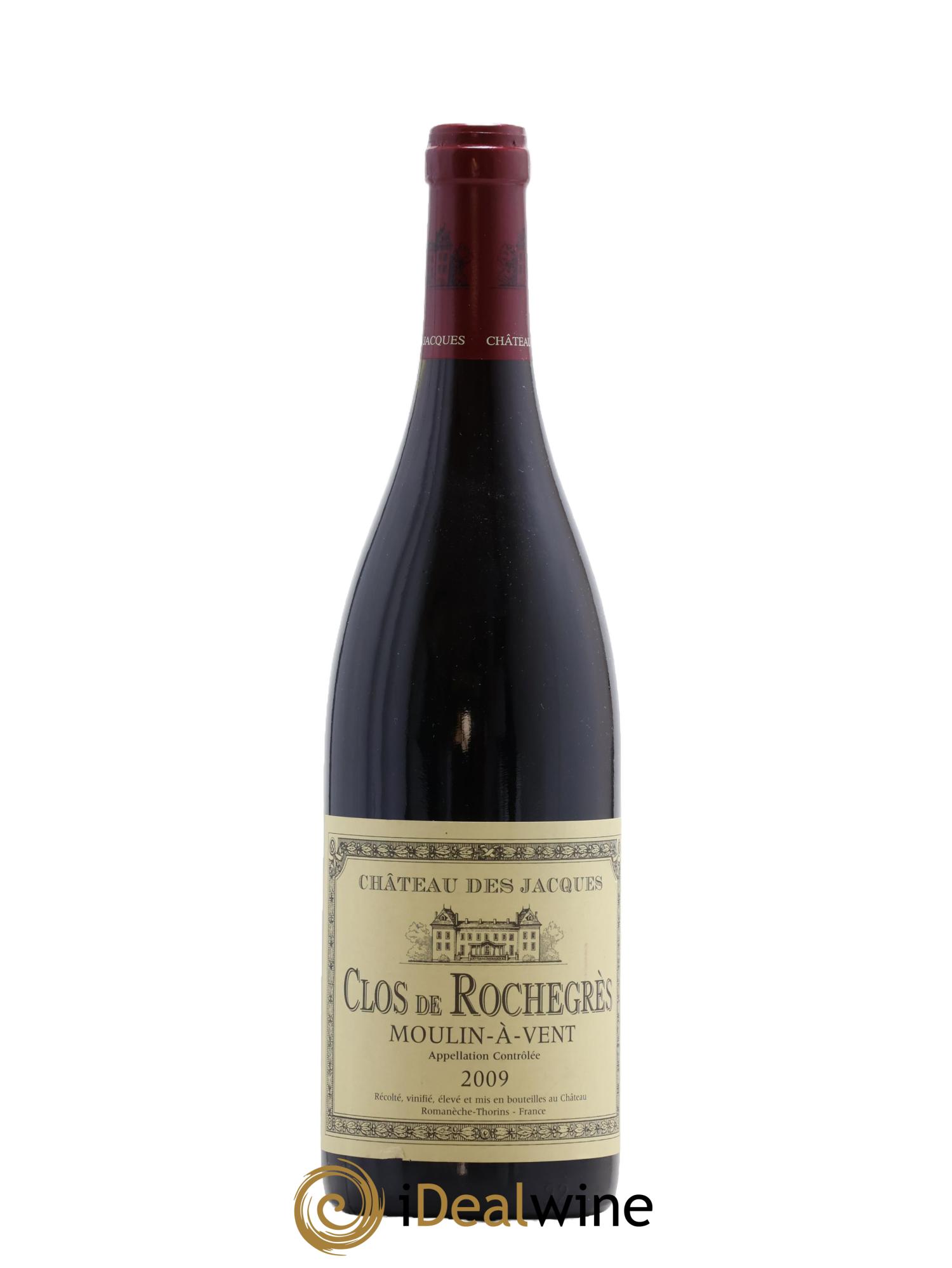 Moulin-à-Vent Clos de Rochegrès Château des Jacques 2009 - Posten von 1 Flasche - 0