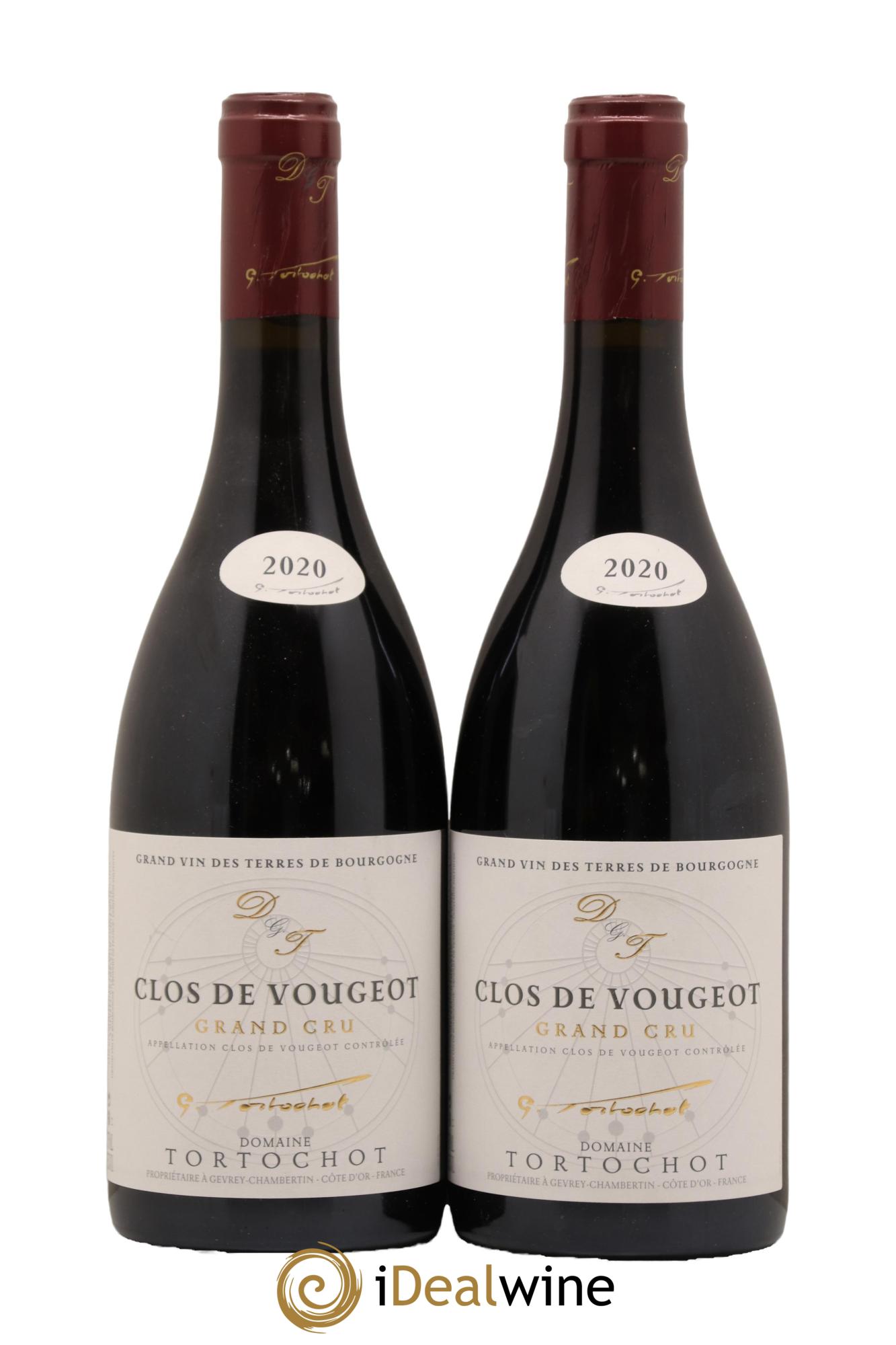 Clos de Vougeot Grand Cru Tortochot (Domaine) 2020 - Lot de 2 bouteilles - 0