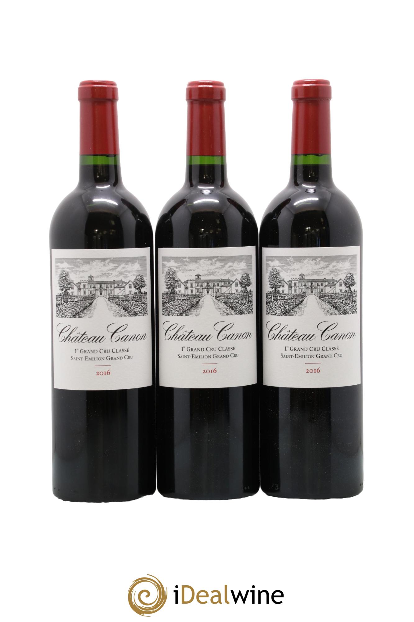 Château Canon 1er Grand Cru Classé B 2016 - Lotto di 6 bottiglie - 2
