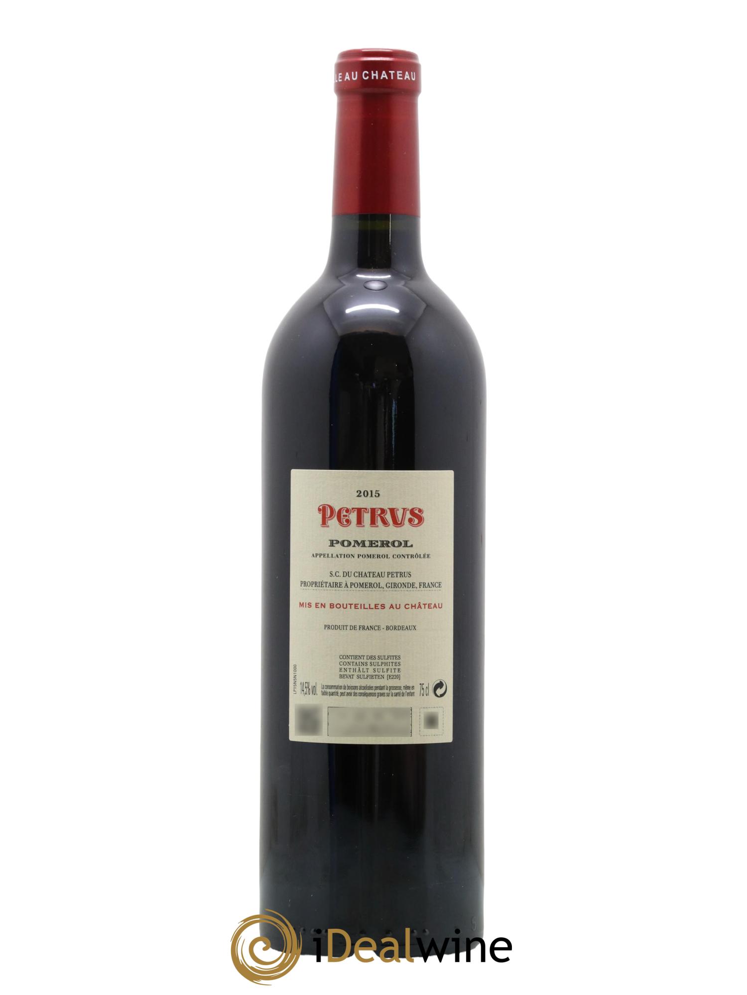 Petrus 2015 - Lot de 1 bouteille - 1