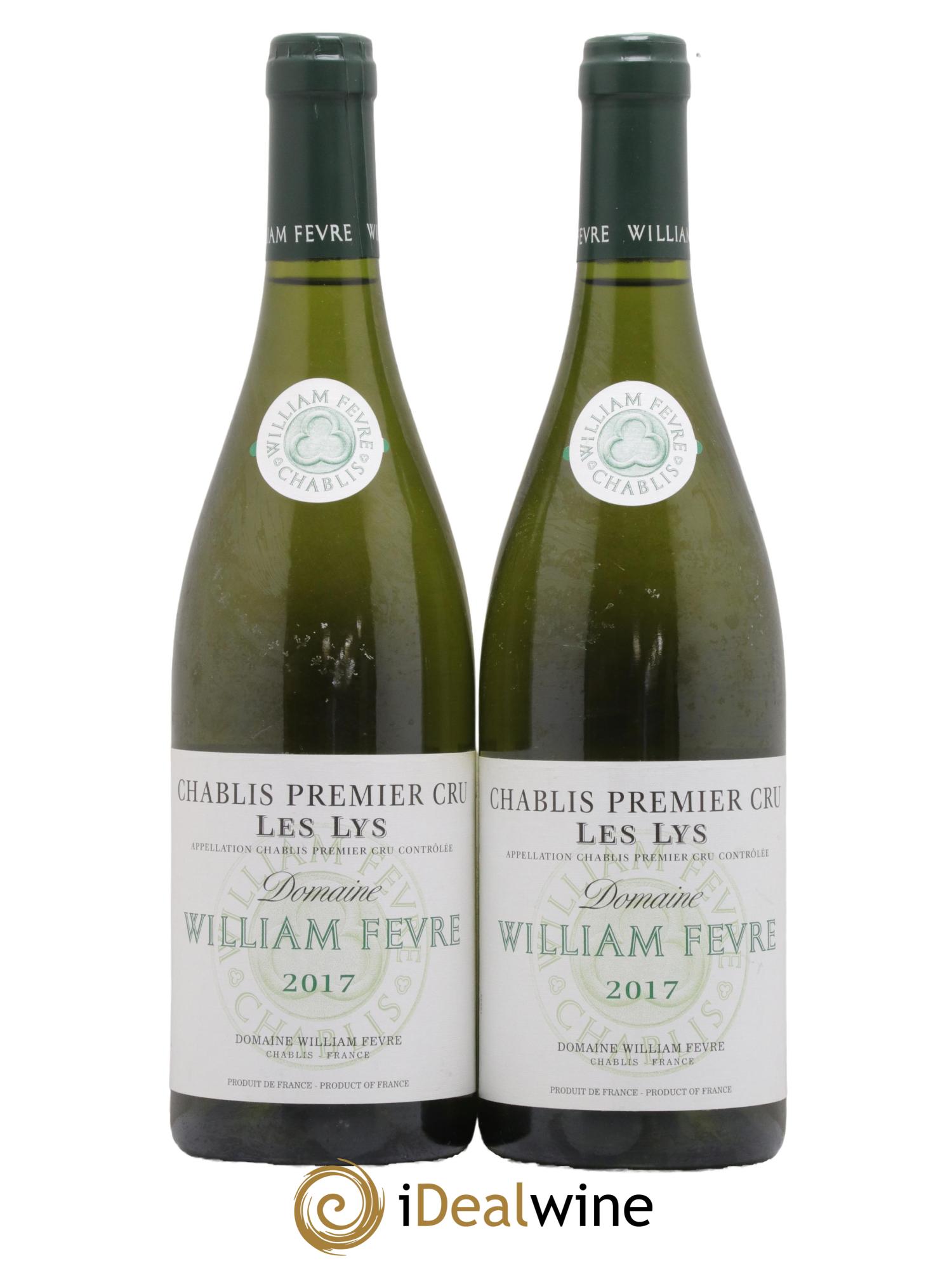 Chablis 1er Cru Les Lys William Fèvre 2017 - Lot de 2 bouteilles - 0