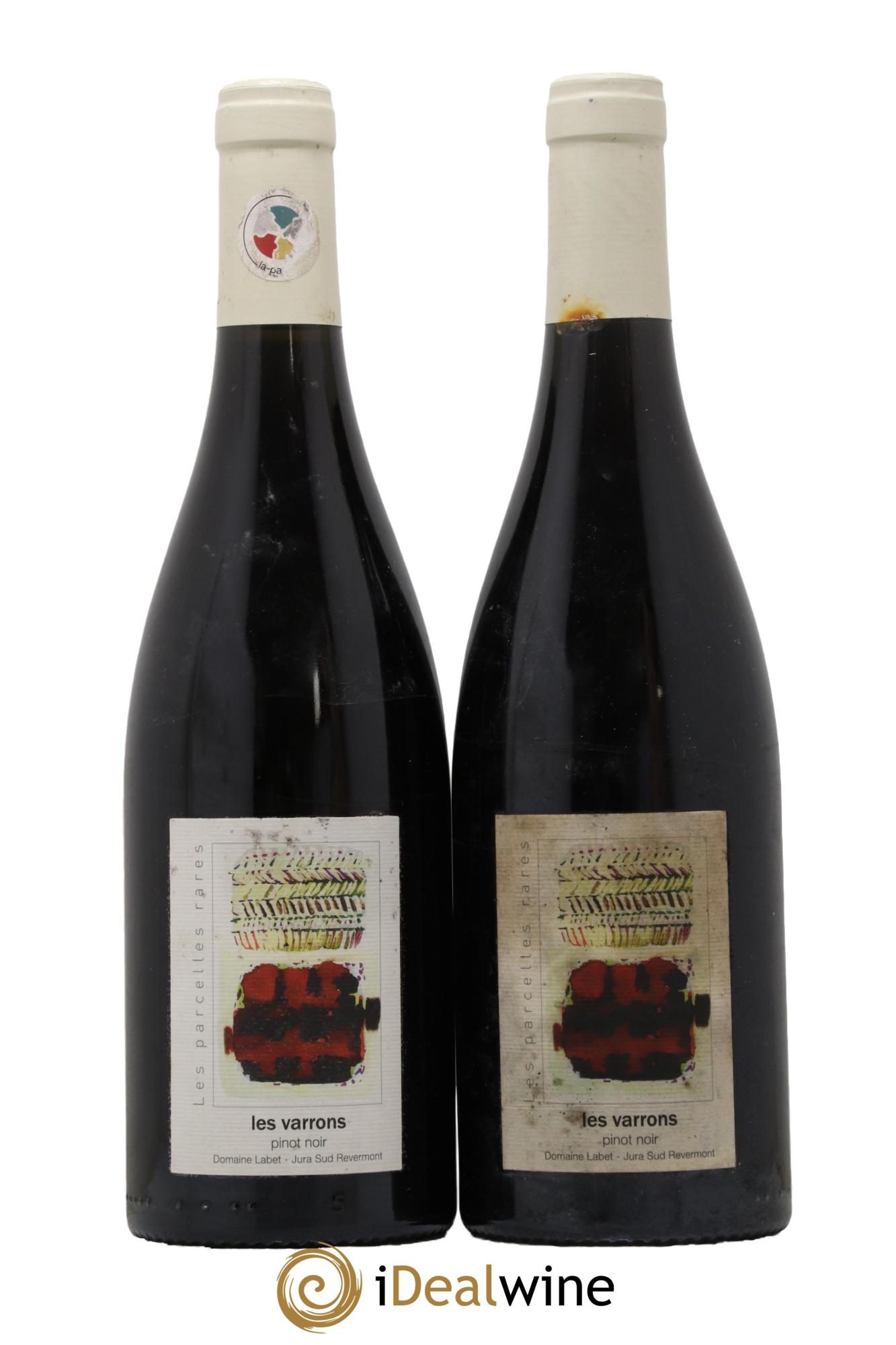 Côtes du Jura Pinot Noir Les Varrons Sélection Massale Romain - Julien - Charline Labet 2020 - Lot de 2 bouteilles - 0