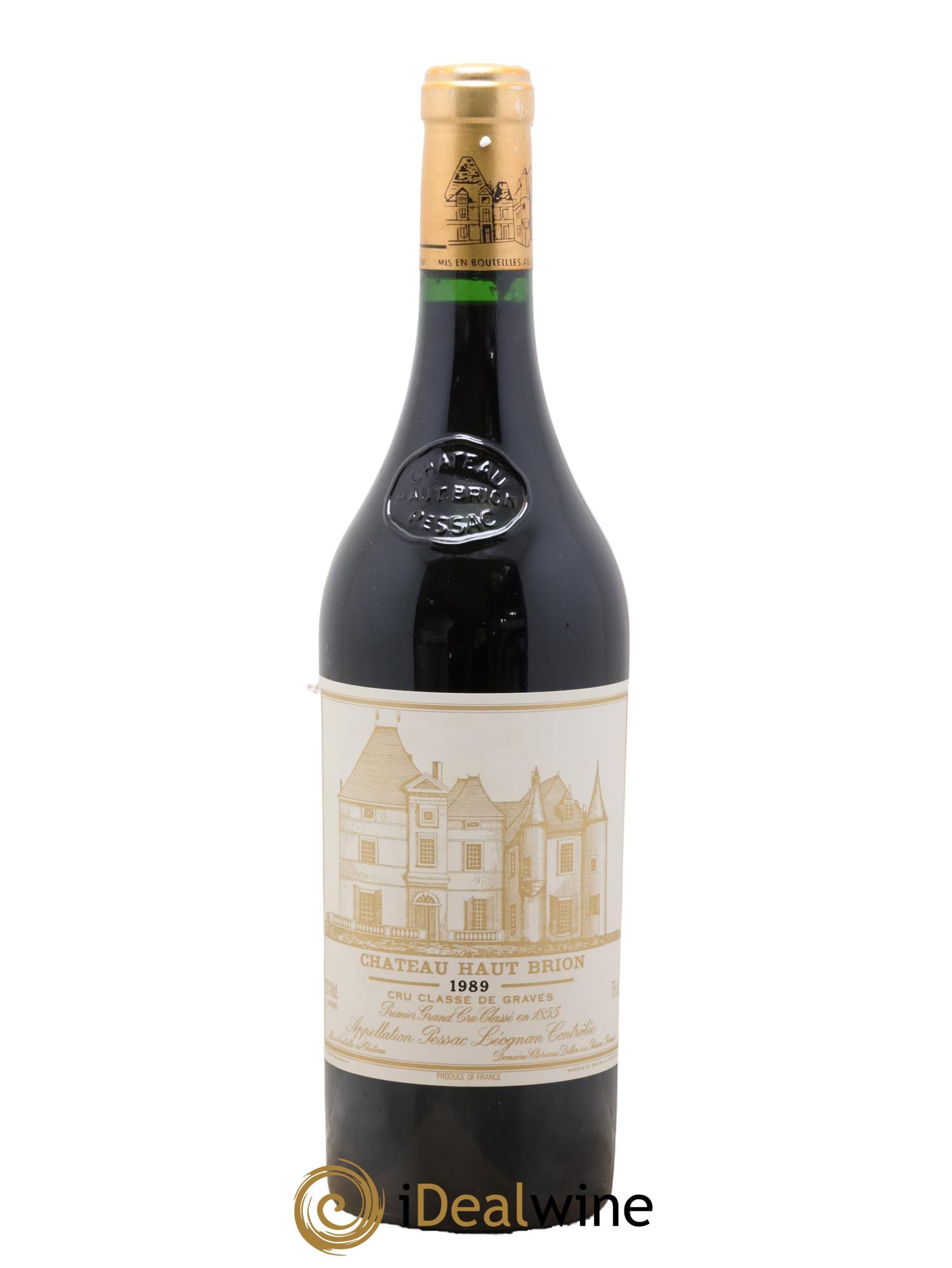 Château Haut Brion 1er Grand Cru Classé 1989 - Lot de 1 bouteille - 0