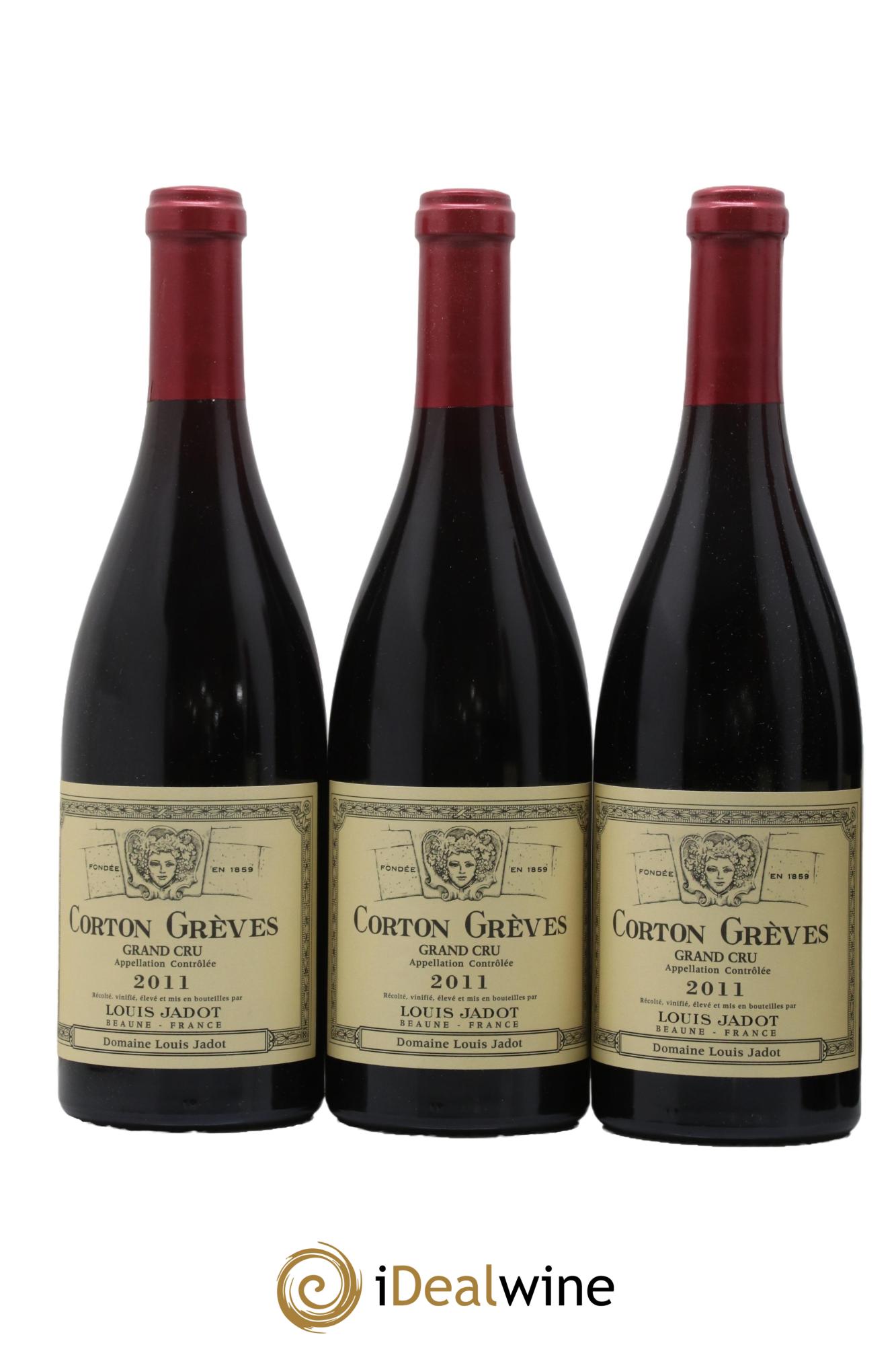 Corton Grand Cru Grèves Louis Jadot (Domaine) 2011 - Lot of 6 bottles - 1