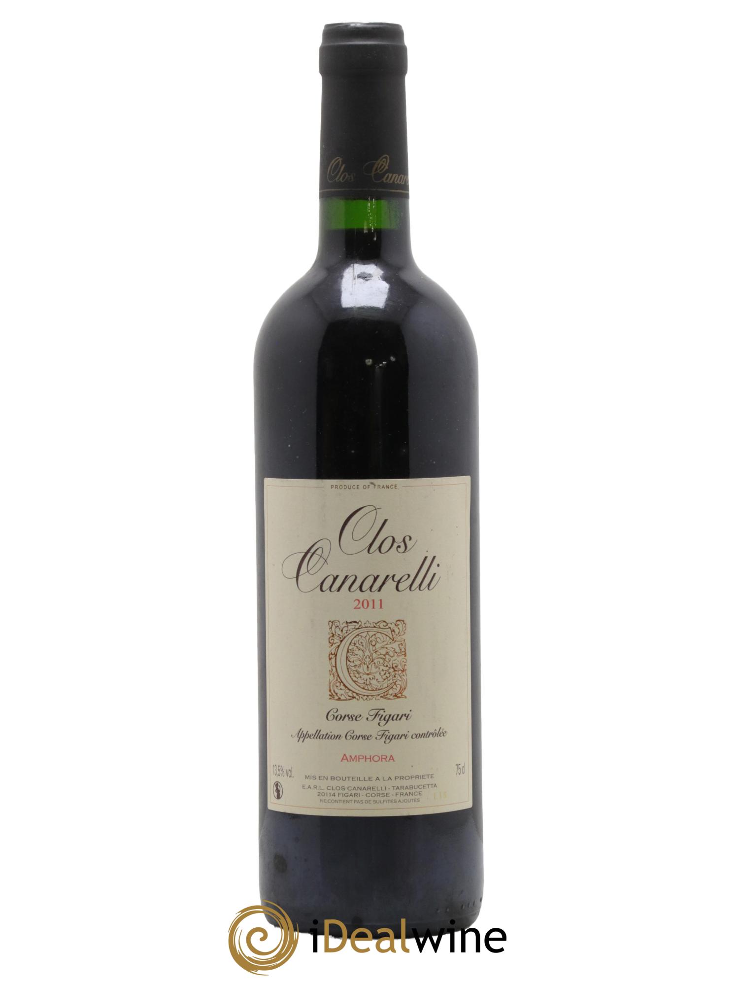 Figari Amphora Clos Canarelli 2011 - Lot de 1 bouteille - 0
