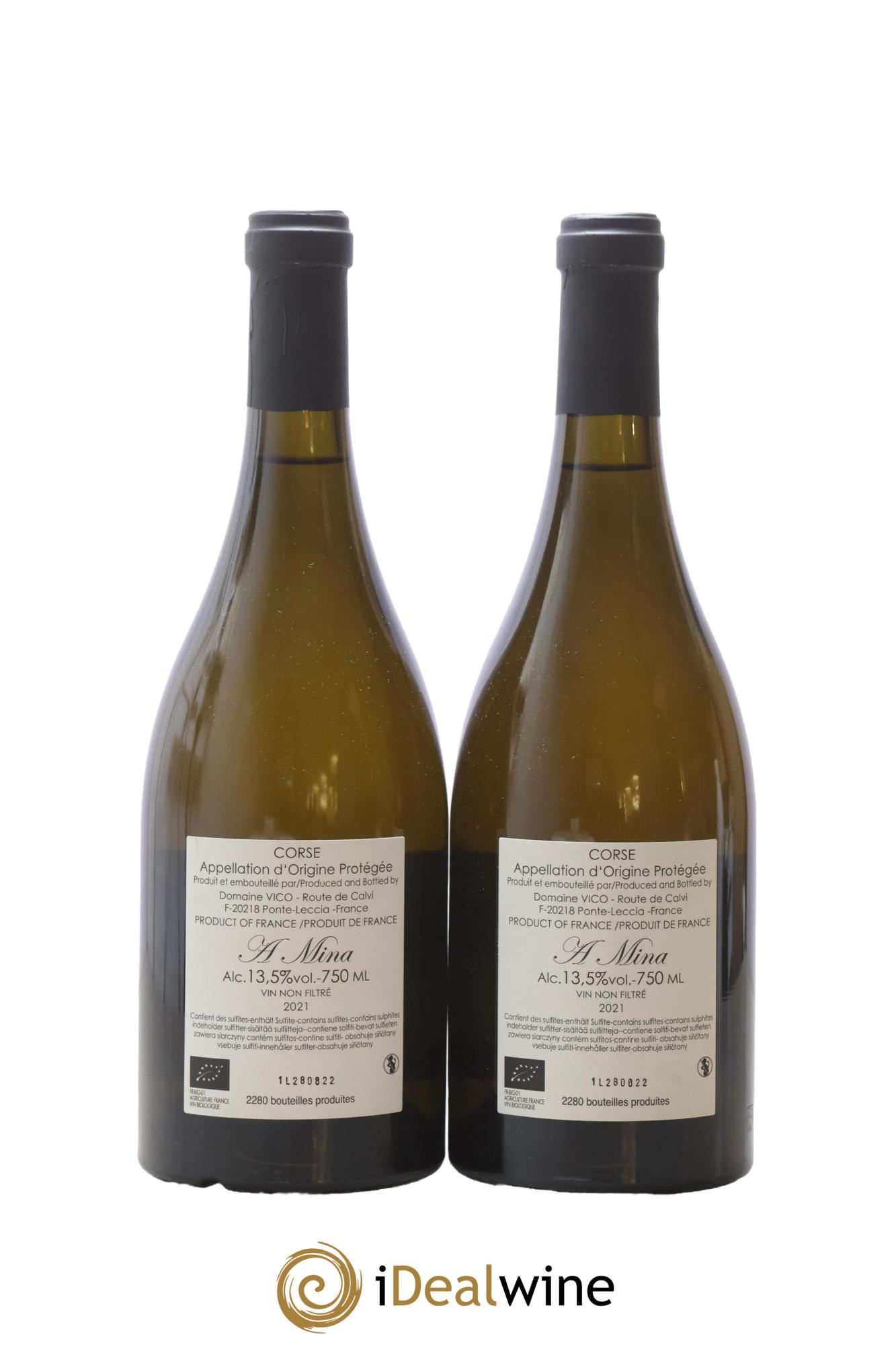 Vin de Corse A Mina Domaine Vico 2021 - Lotto di 2 bottiglie - 1