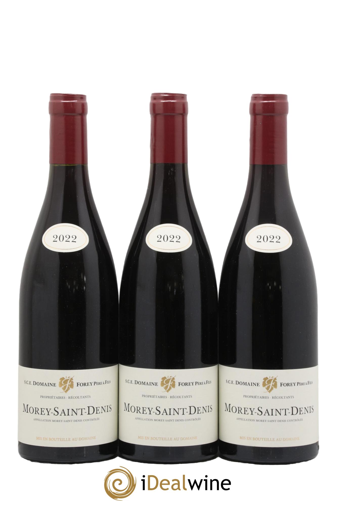 Morey-Saint-Denis Forey Père et Fils 2022 - Lot de 3 bouteilles - 0