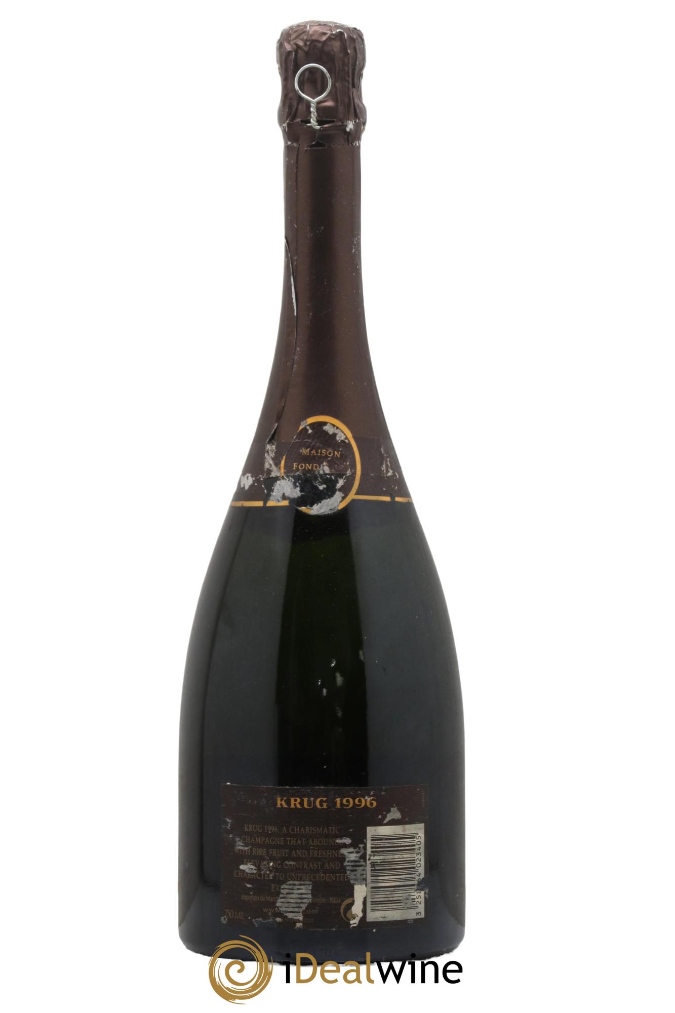 Vintage Krug 1996 - Lot de 1 bouteille - 1