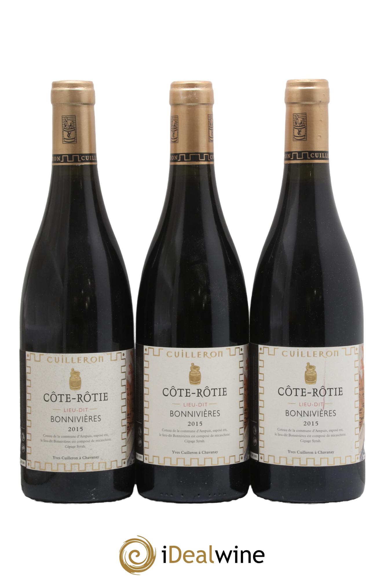 Côte-Rôtie Bonnivières Yves Cuilleron (Domaine) 2015 - Lot de 3 bouteilles - 0