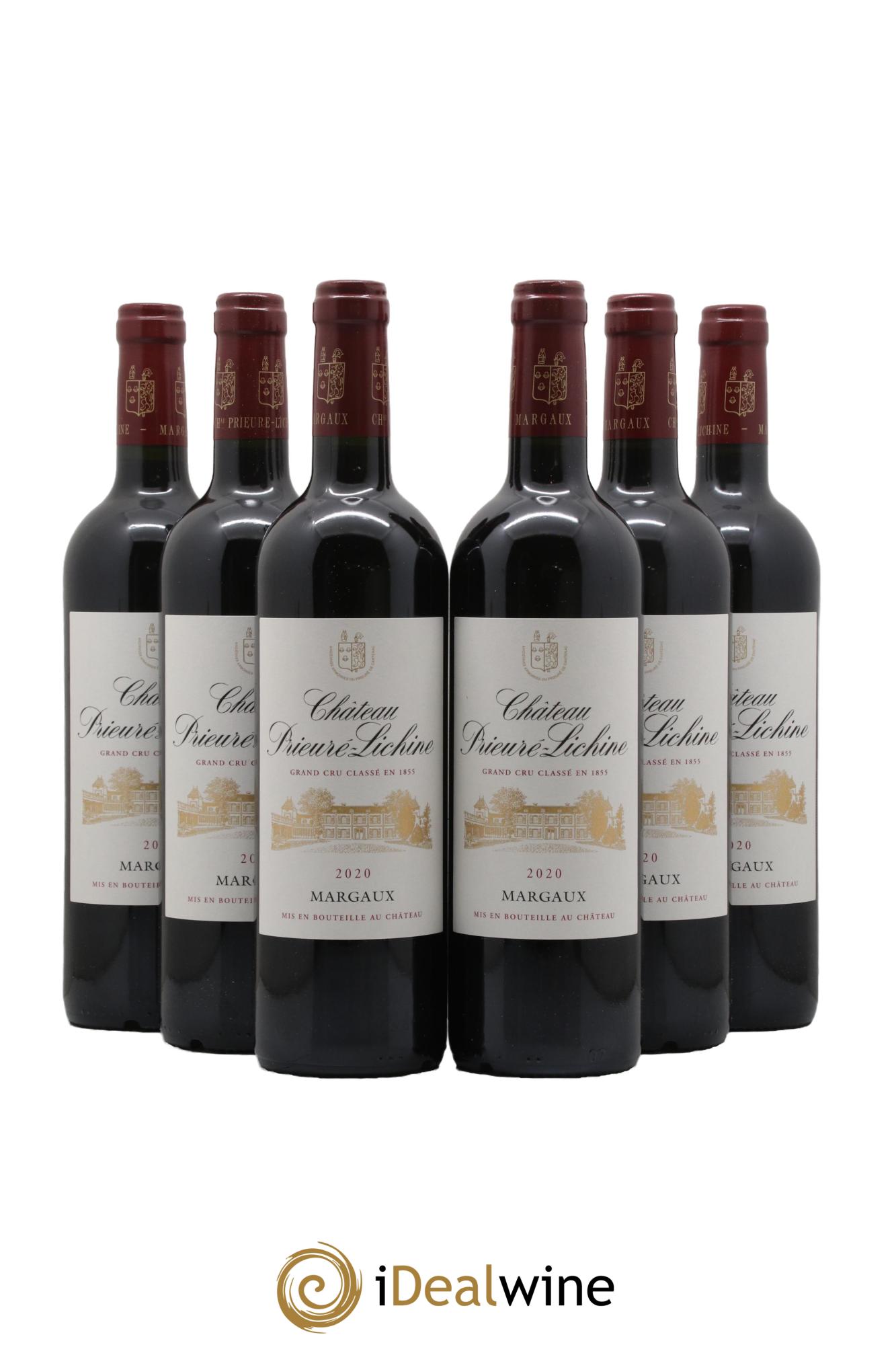 Château Prieuré Lichine 4ème Grand Cru Classé 2020 - Lot de 6 bouteilles - 0
