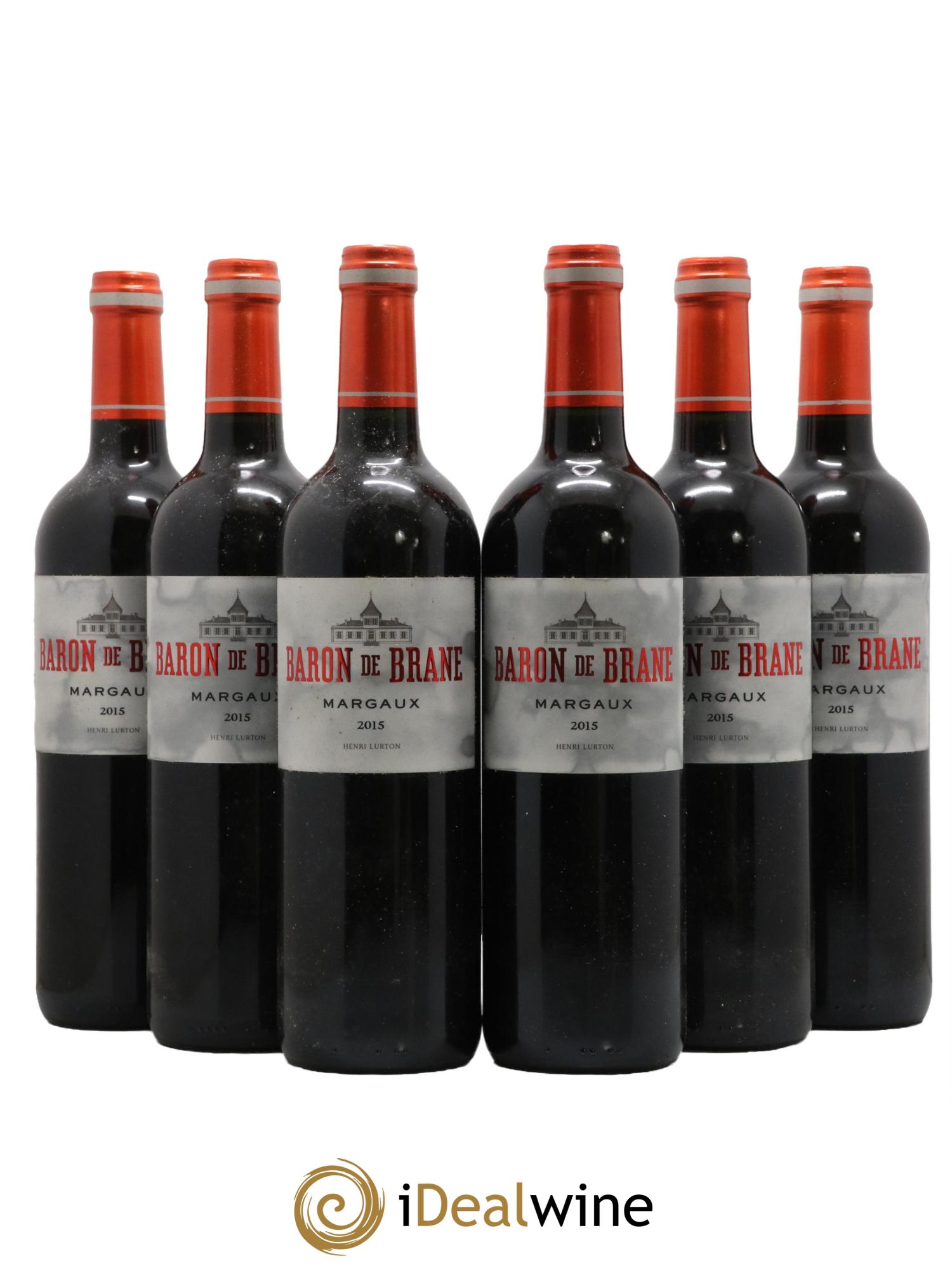 Baron de Brane Second Vin 2015 - Lot de 6 bouteilles - 0