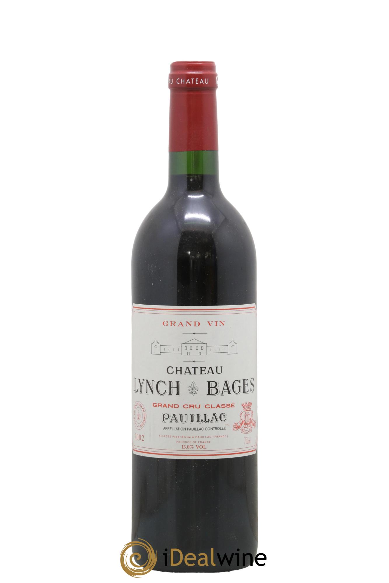 Château Lynch Bages 5ème Grand Cru Classé 2002 - Posten von 1 Flasche - 0