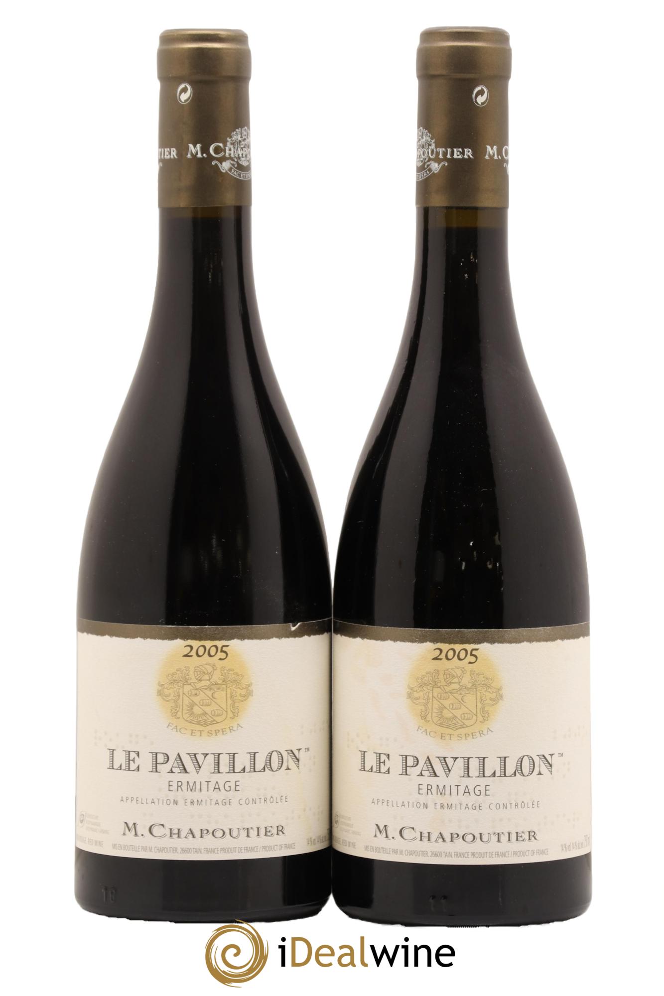 Hermitage Ermitage Le Pavillon Chapoutier 2005 - Posten von 2 Flaschen - 0