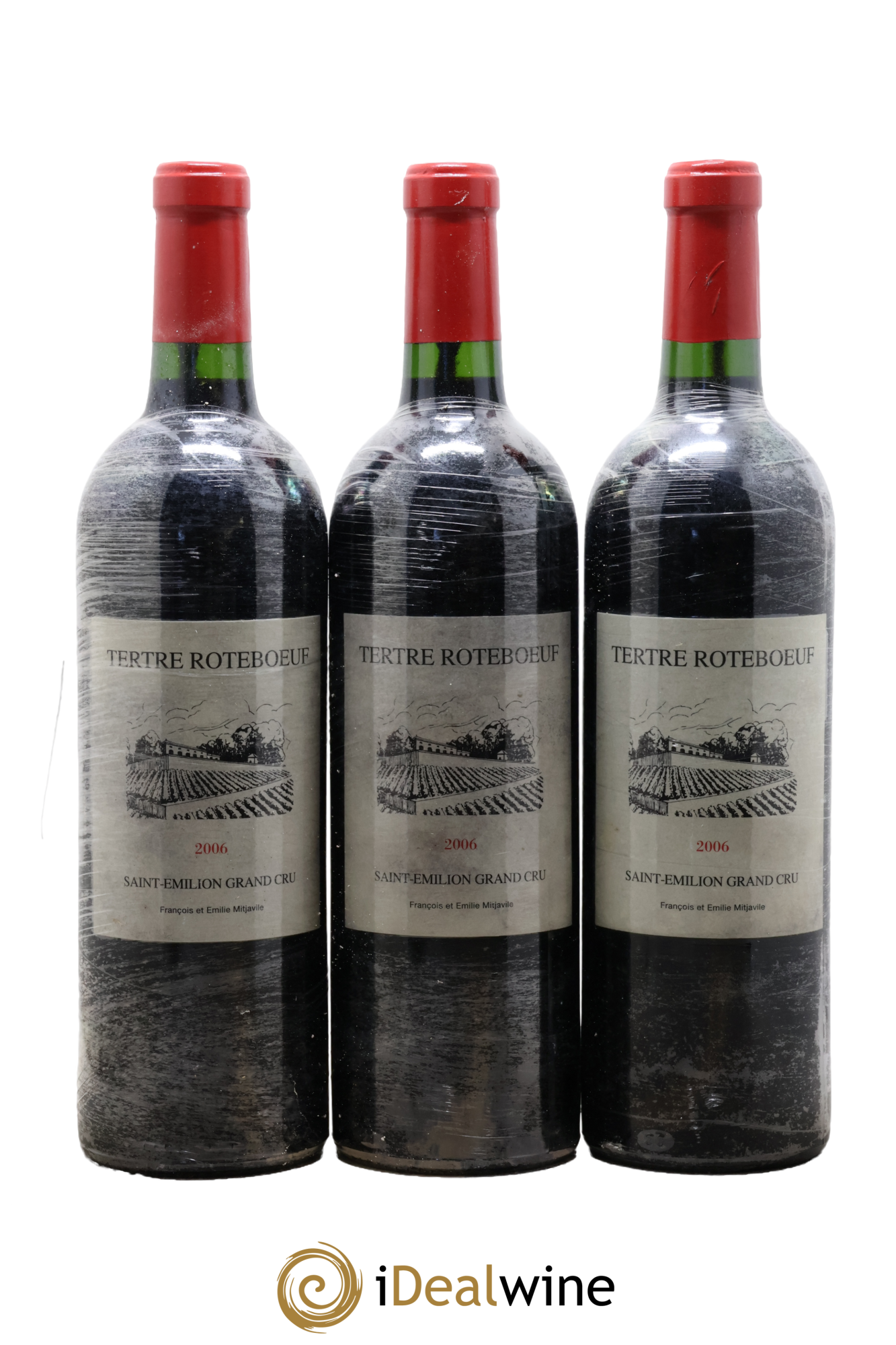 Château Tertre Roteboeuf 2006 - Posten von 3 Flaschen - 0