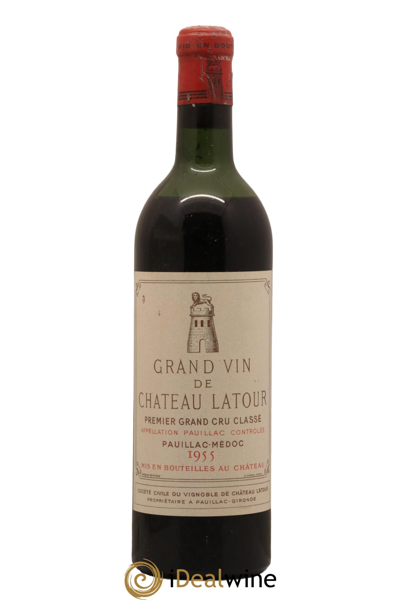 Château Latour 1er Grand Cru Classé 1955 - Lot de 1 bouteille - 0