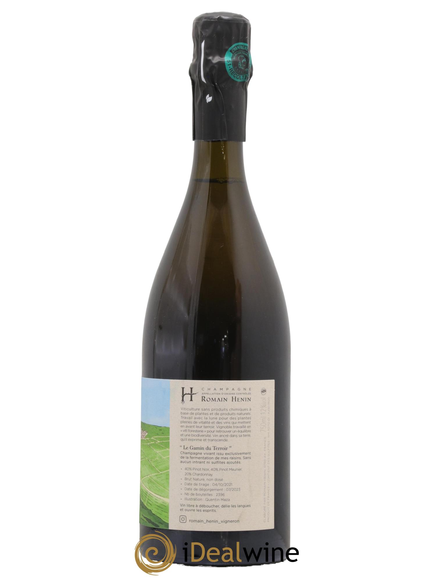 Gamin du Terroir Romain Henin - Lot de 1 bouteille - 1