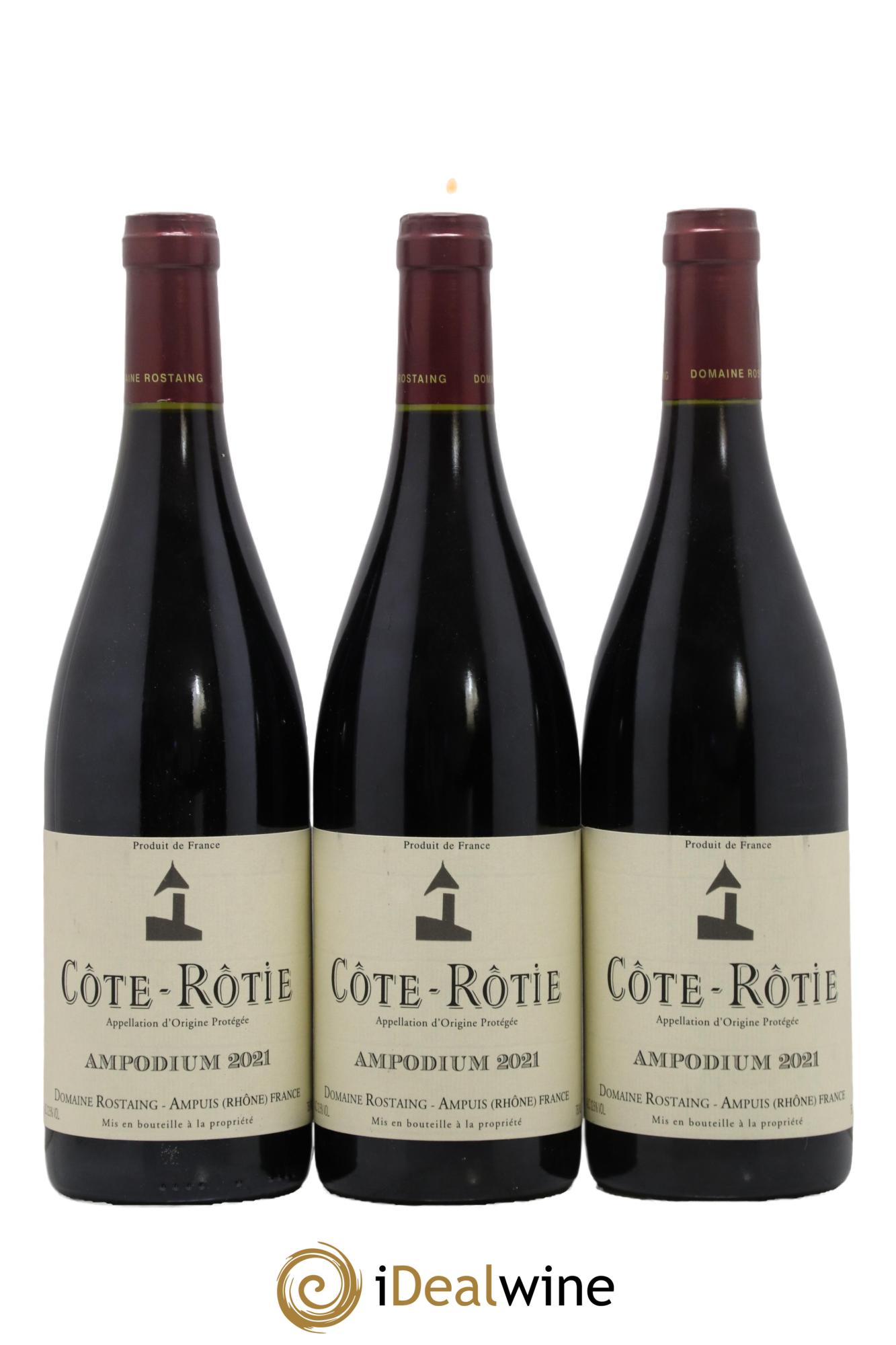Côte-Rôtie Ampodium René Rostaing 2021 - Lotto di 3 bottiglie - 0