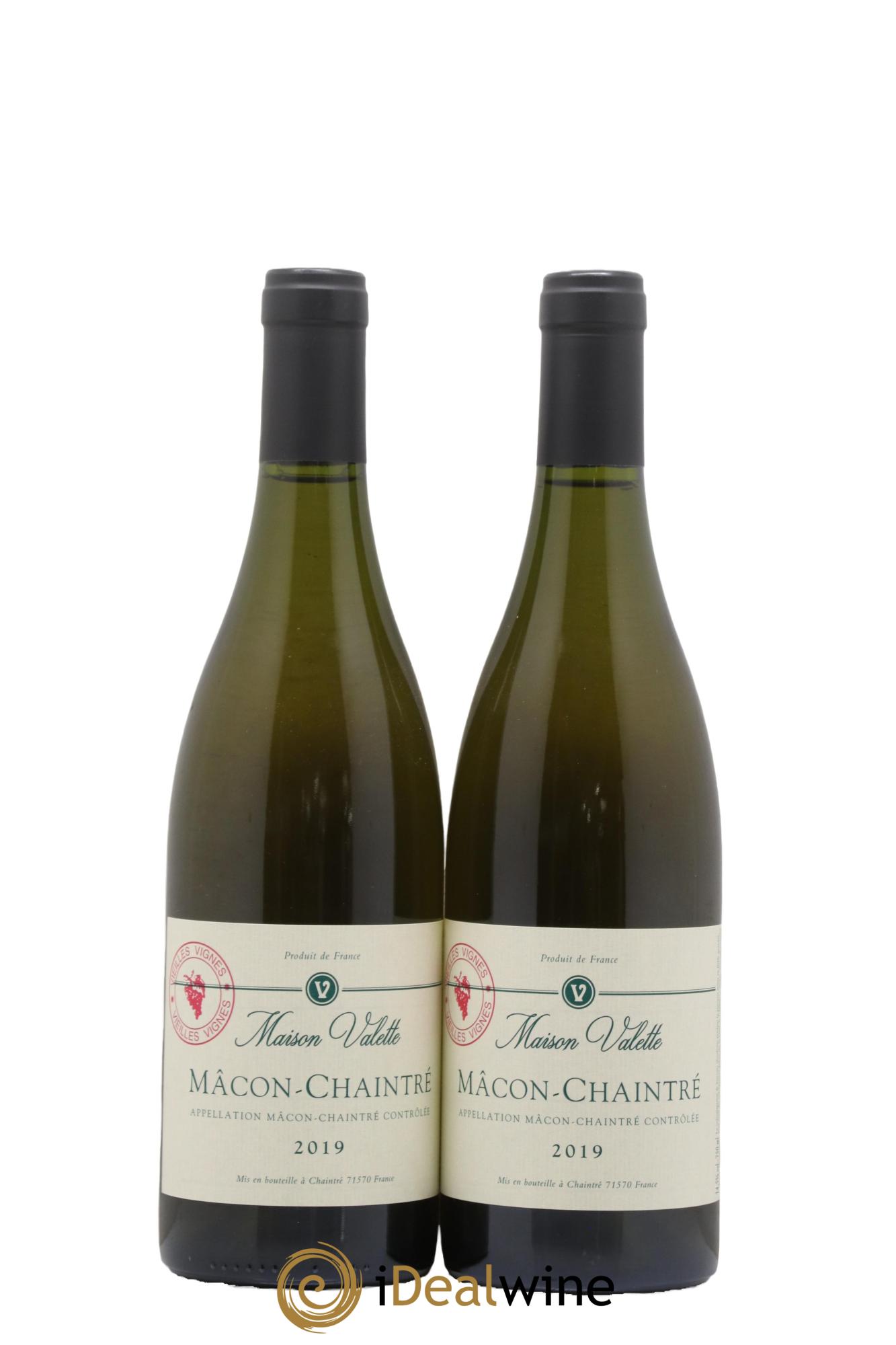 Mâcon Chaintré Vieilles Vignes Valette (Domaine) 2019 - Lot de 2 bouteilles - 0