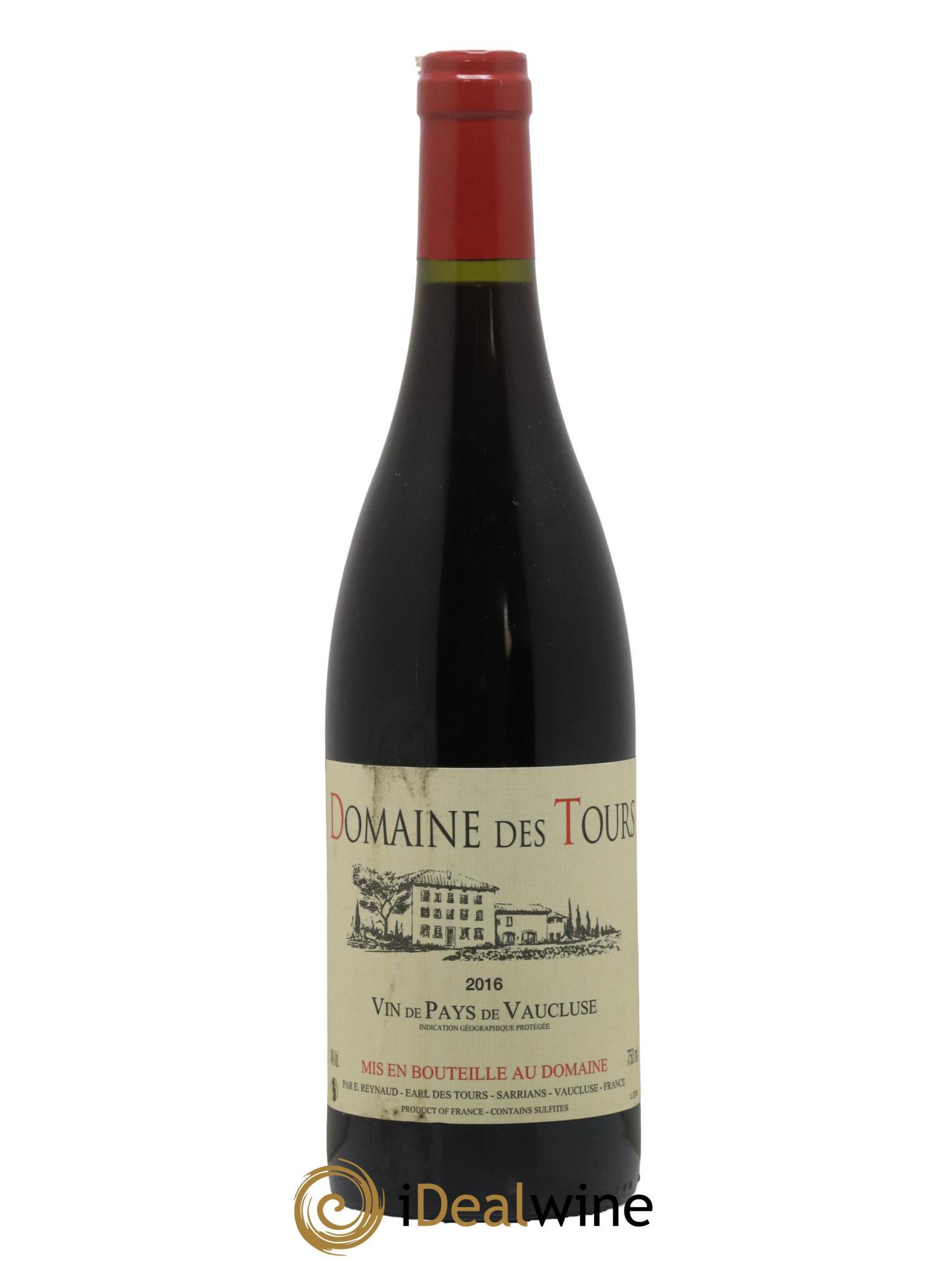 IGP Vaucluse (Vin de Pays de Vaucluse) Domaine des Tours Emmanuel Reynaud 2016 - Posten von 1 Flasche - 0