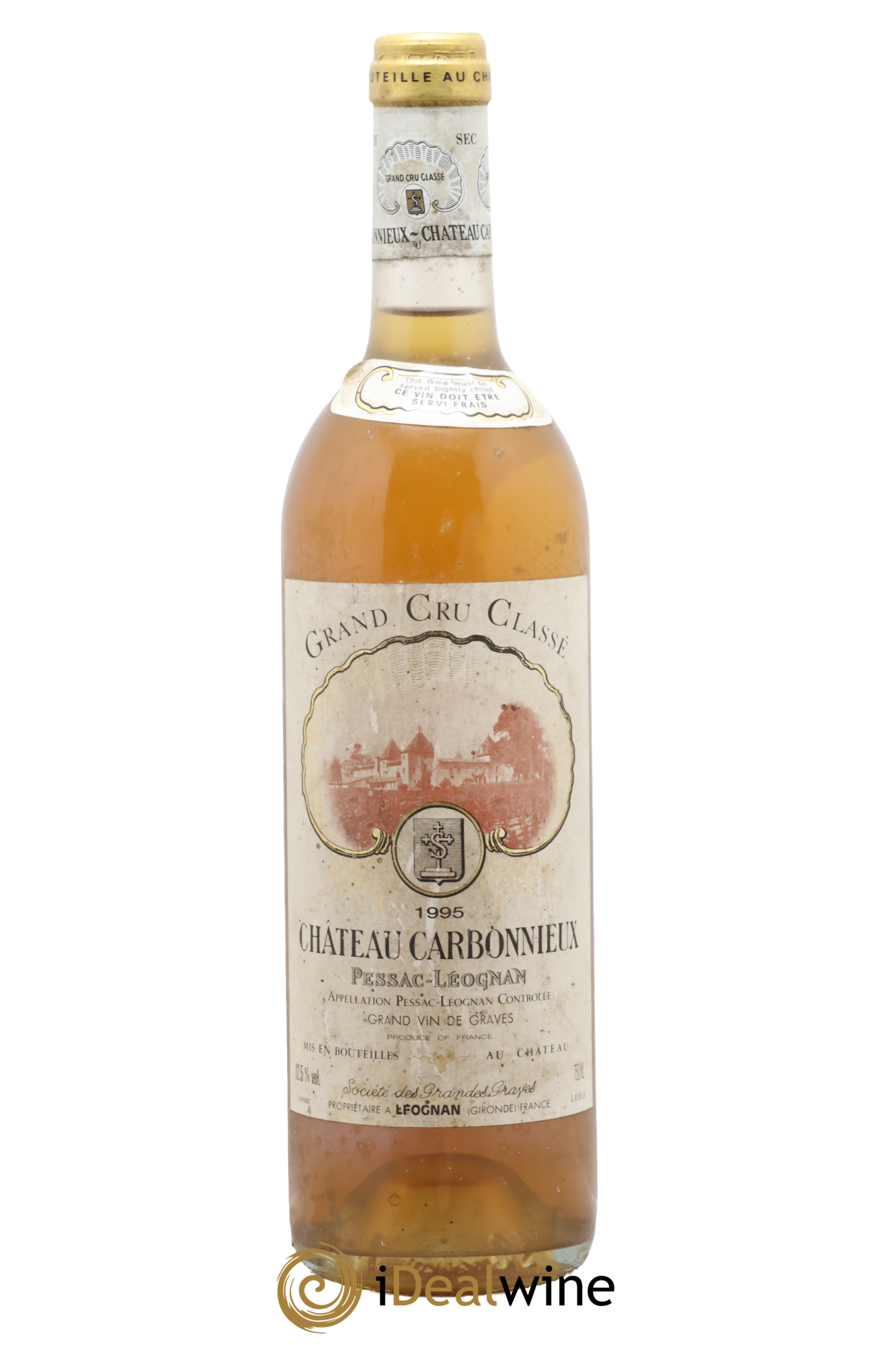 Château Carbonnieux Cru Classé de Graves 1995 - Lot de 1 bouteille - 0