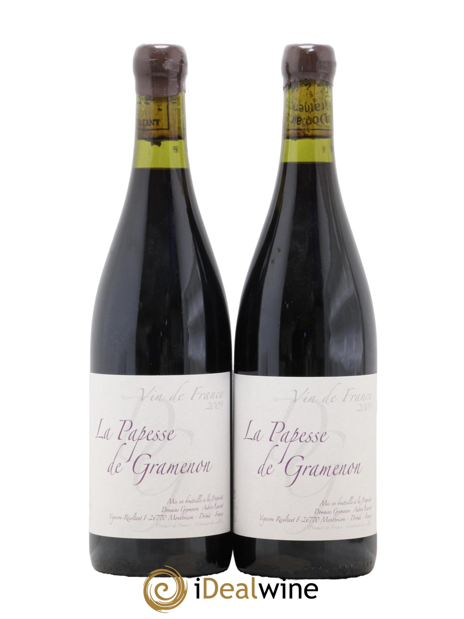 Vin de France La Papesse Gramenon (Domaine) 2009 - Lot de 2 bouteilles - 0