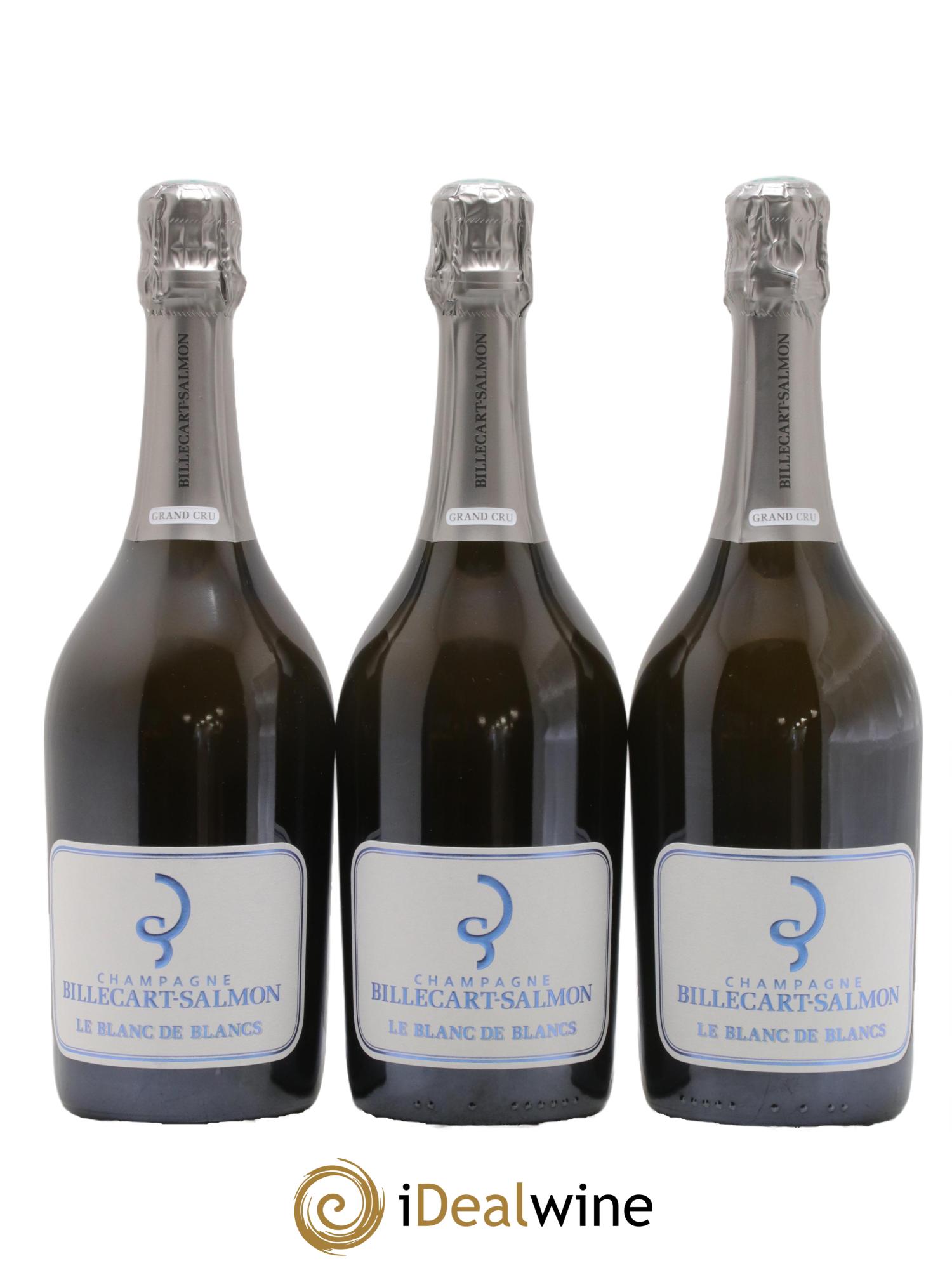 Blanc de Blancs Grand Cru Brut Billecart-Salmon - Lotto di 3 bottiglie - 0