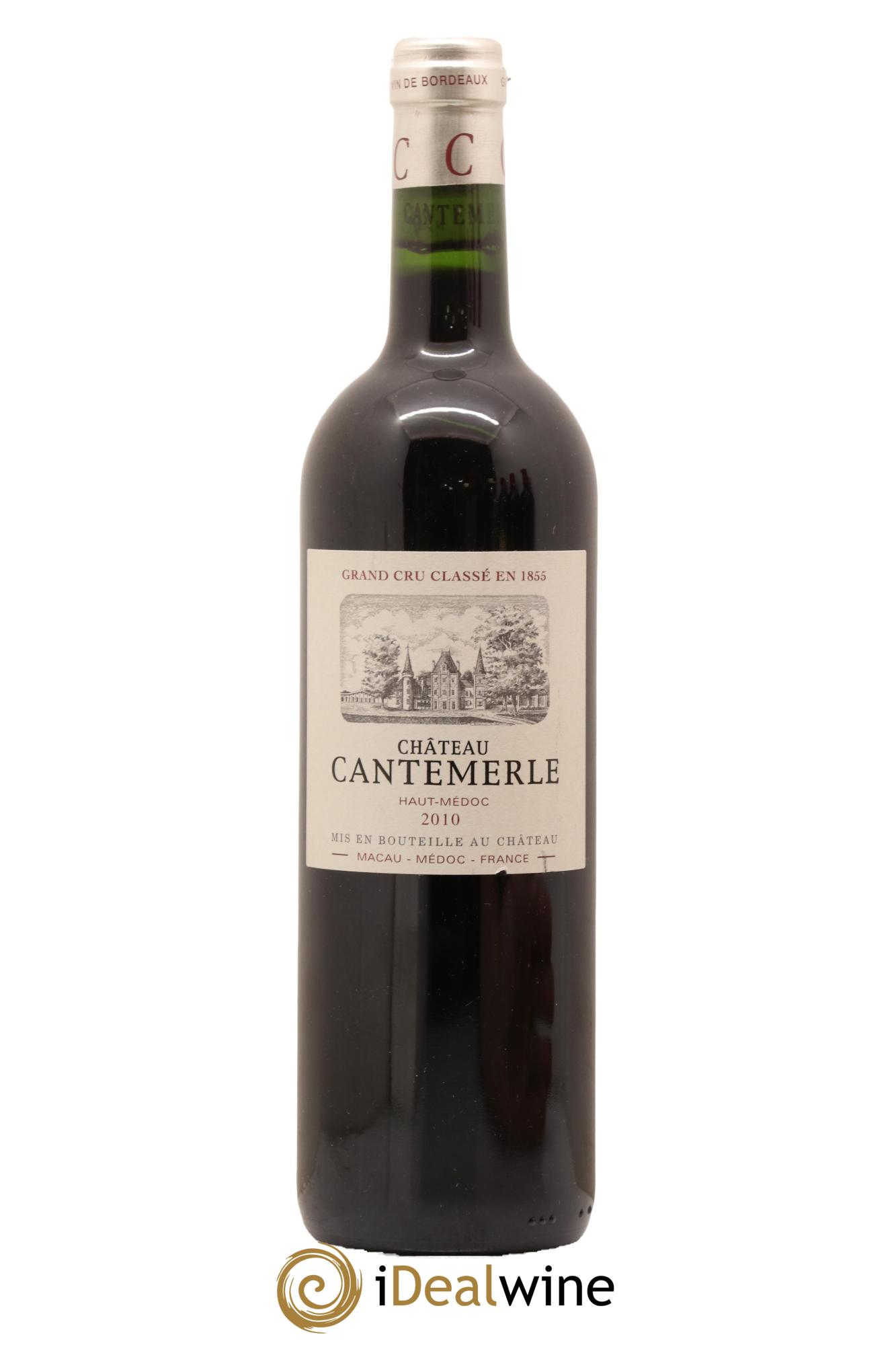Château Cantemerle 5ème Grand Cru Classé 2010 - Lot de 1 bouteille - 0