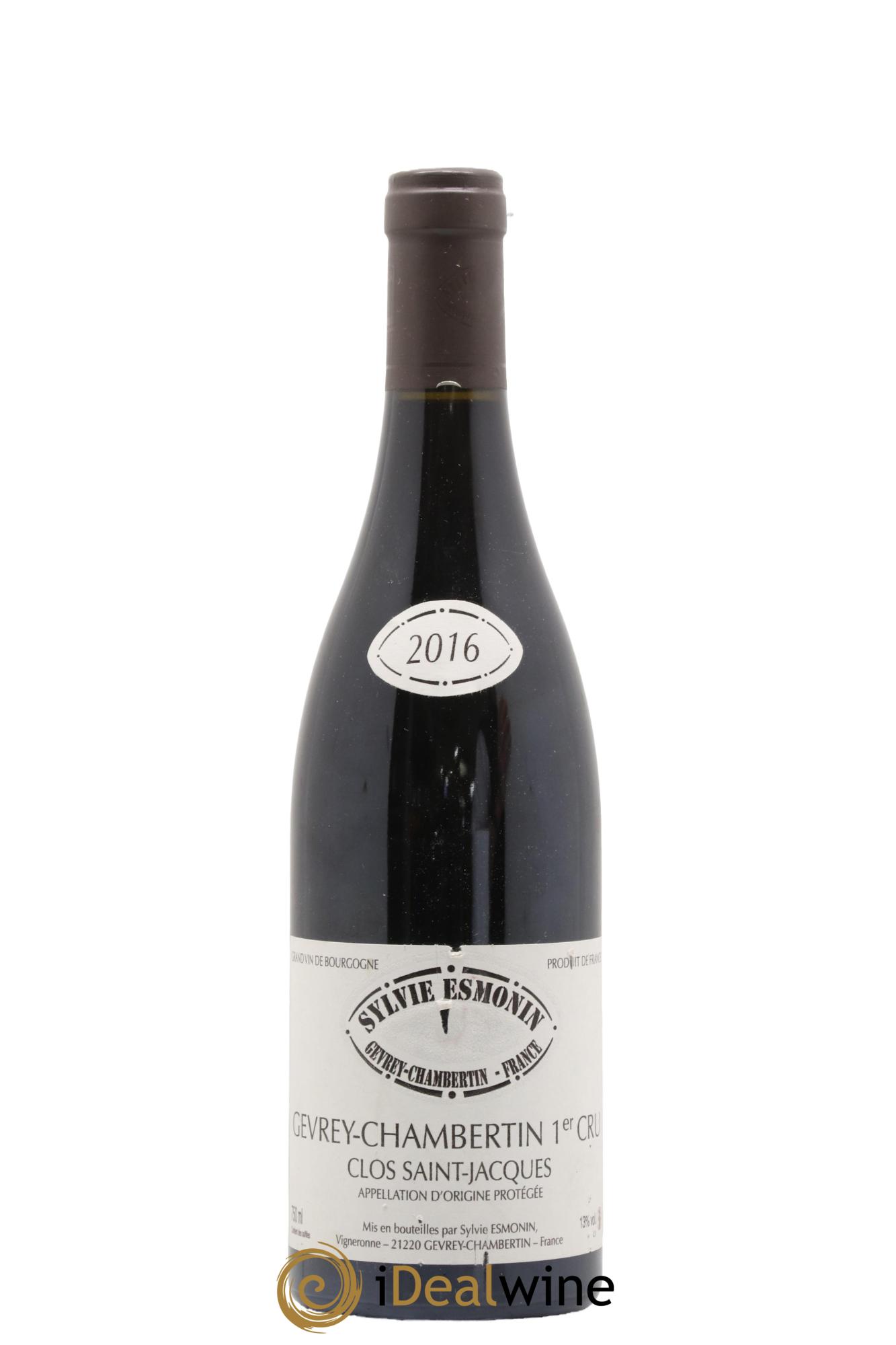 Gevrey-Chambertin 1er Cru Clos Saint Jacques Sylvie Esmonin 2016 - Lot de 1 bouteille - 0