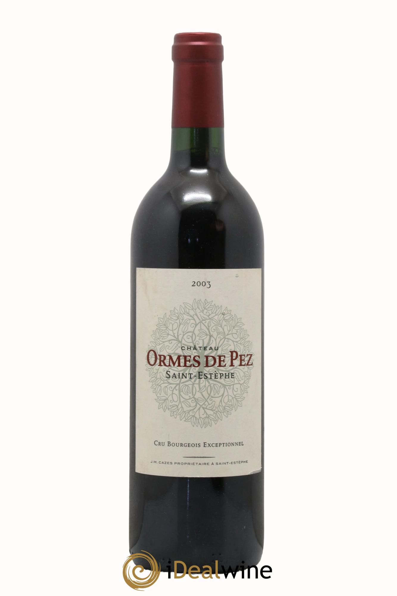 Château les Ormes de Pez 2003 - Lot of 1 bottle - 0
