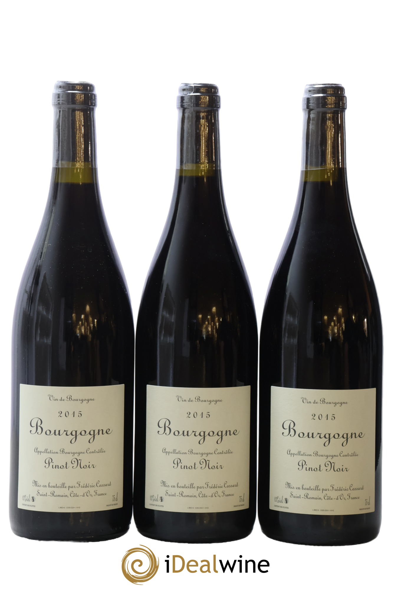 Bourgogne Bedeau Domaine de Chassorney - Frédéric Cossard 2015 - Posten von 3 Flaschen - 1