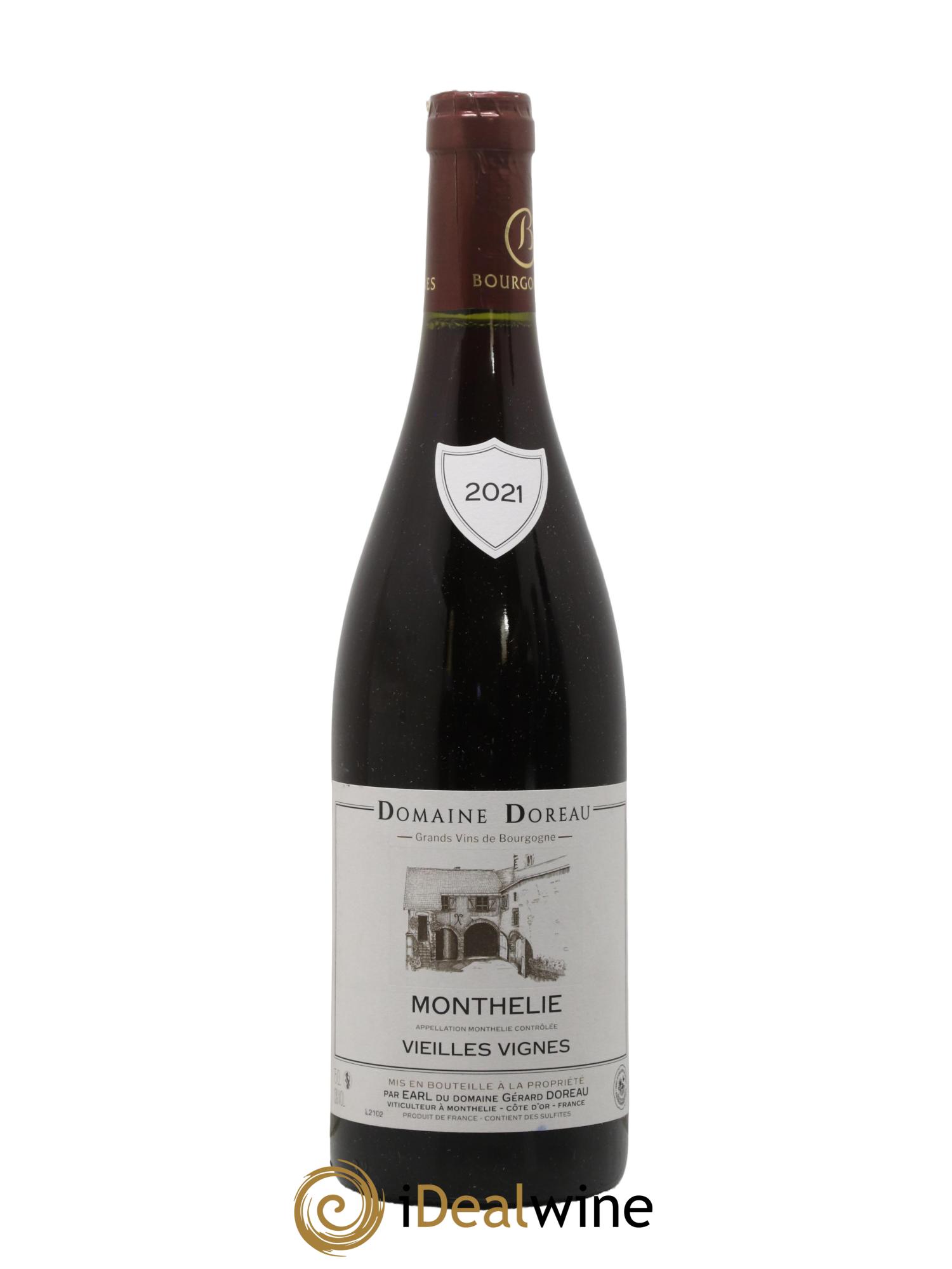 Monthélie Vieilles Vignes Domaine Doreau 2021 - Lot de 1 bouteille - 0