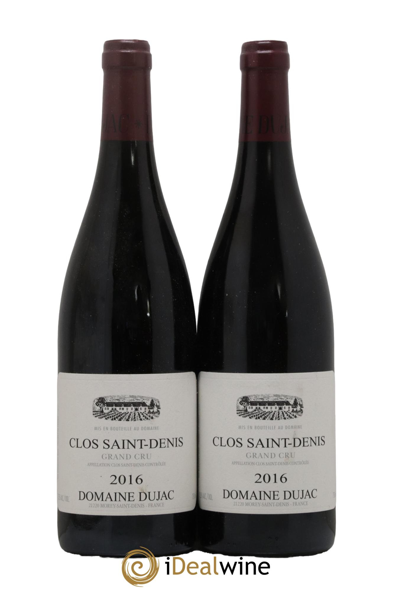 Clos Saint-Denis Grand Cru Dujac (Domaine) 2016 - Lot of 2 bottles - 0
