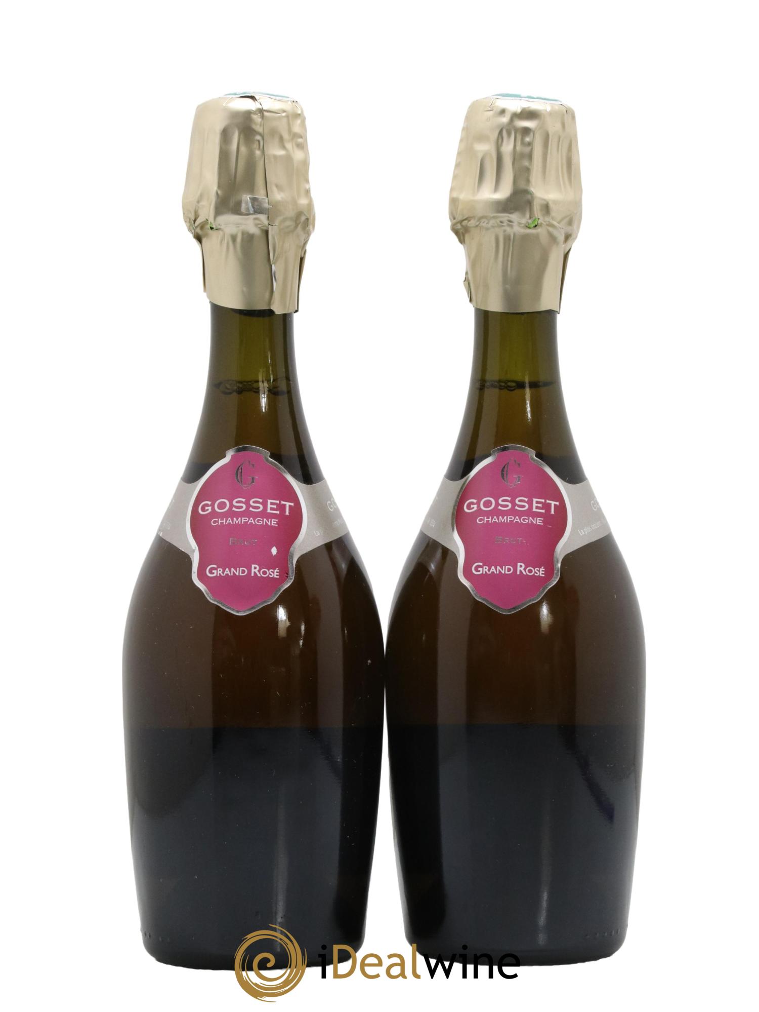 Grand Rosé Gosset - Lot de 2 demi bouteilles - 0