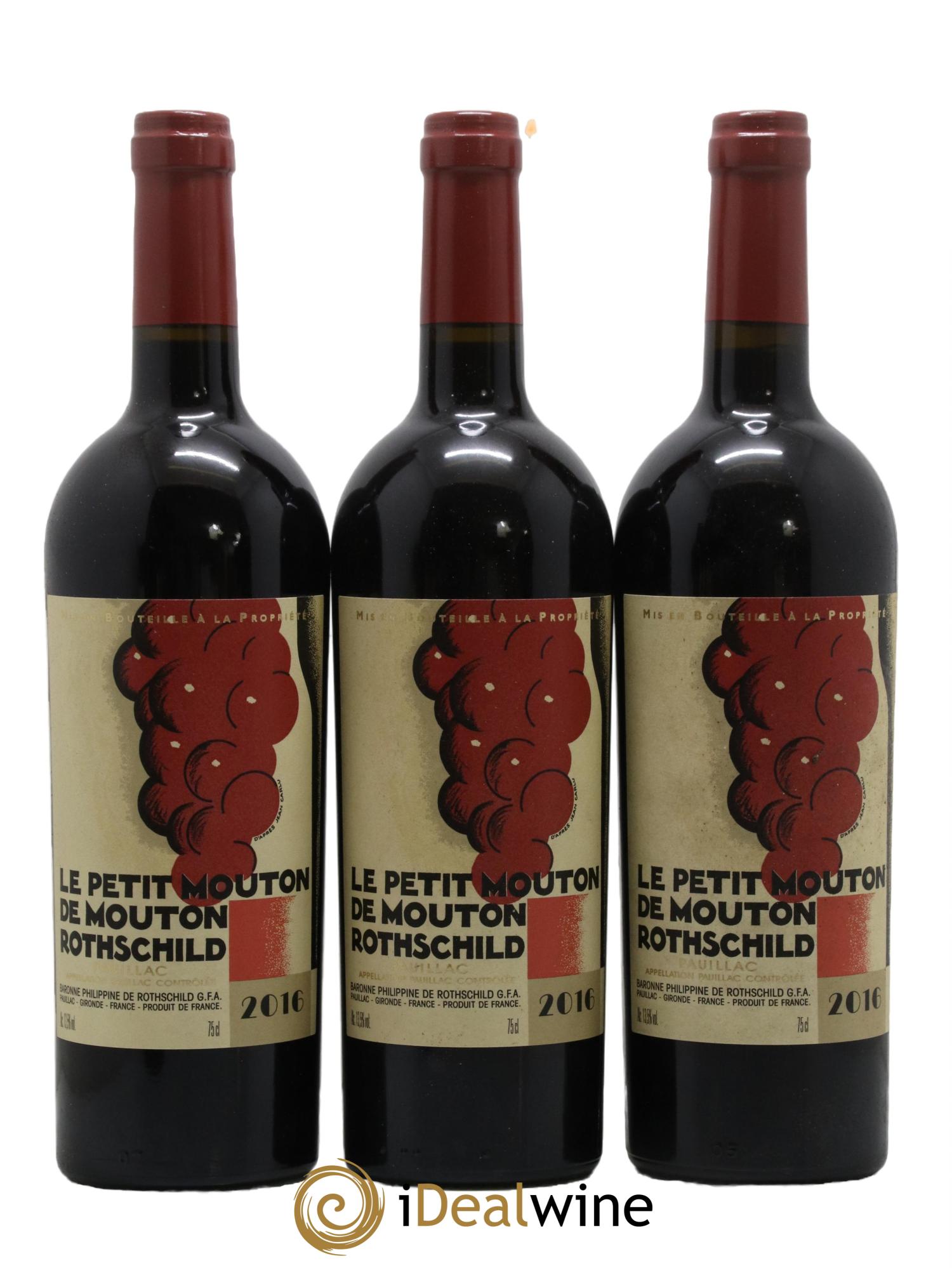 Petit Mouton Second Vin 2016 - Lot de 6 bouteilles - 3