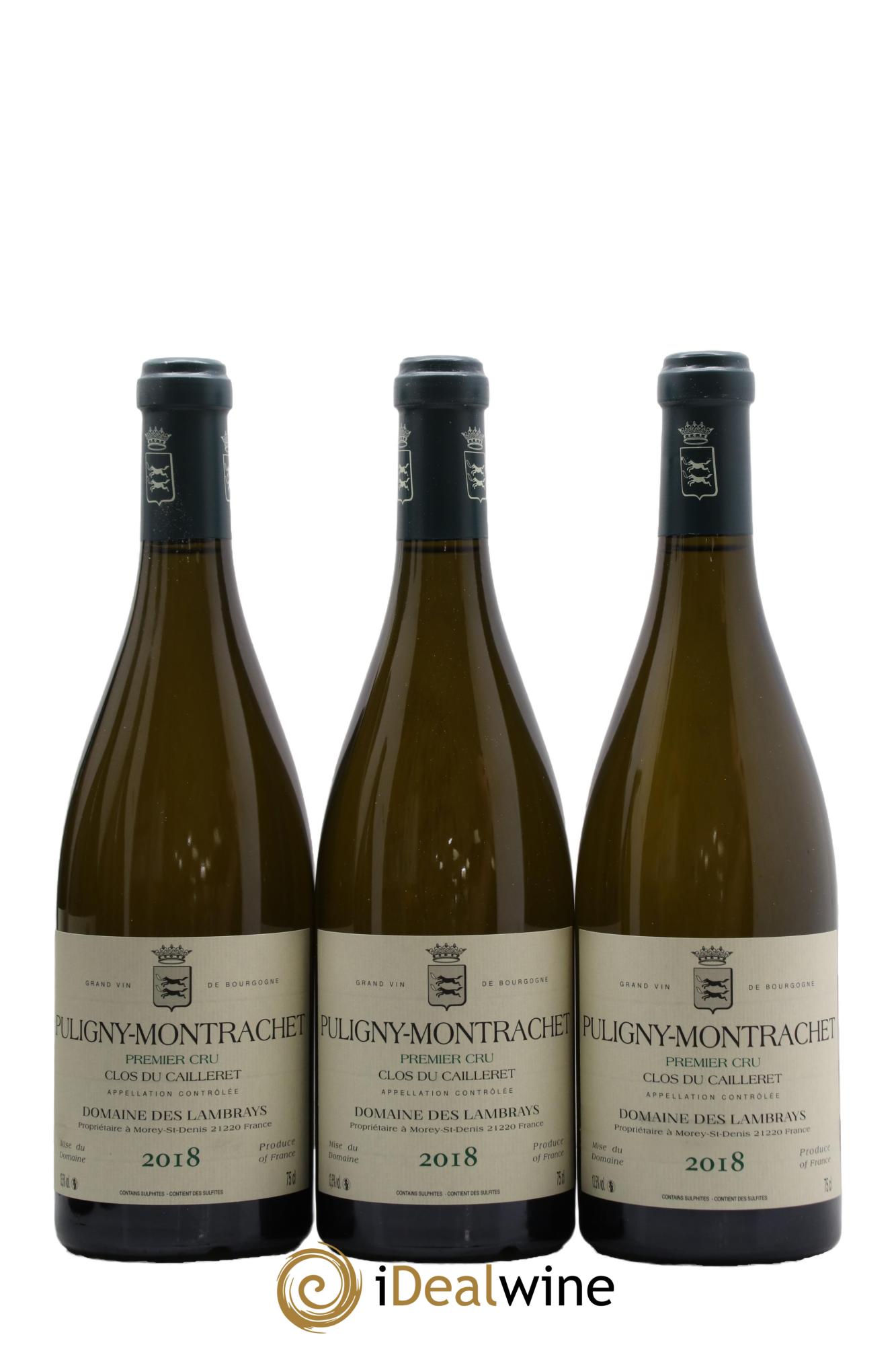 Puligny-Montrachet 1er Cru Clos du Cailleret Domaine des Lambrays 2018 - Lot de 6 bouteilles - 2