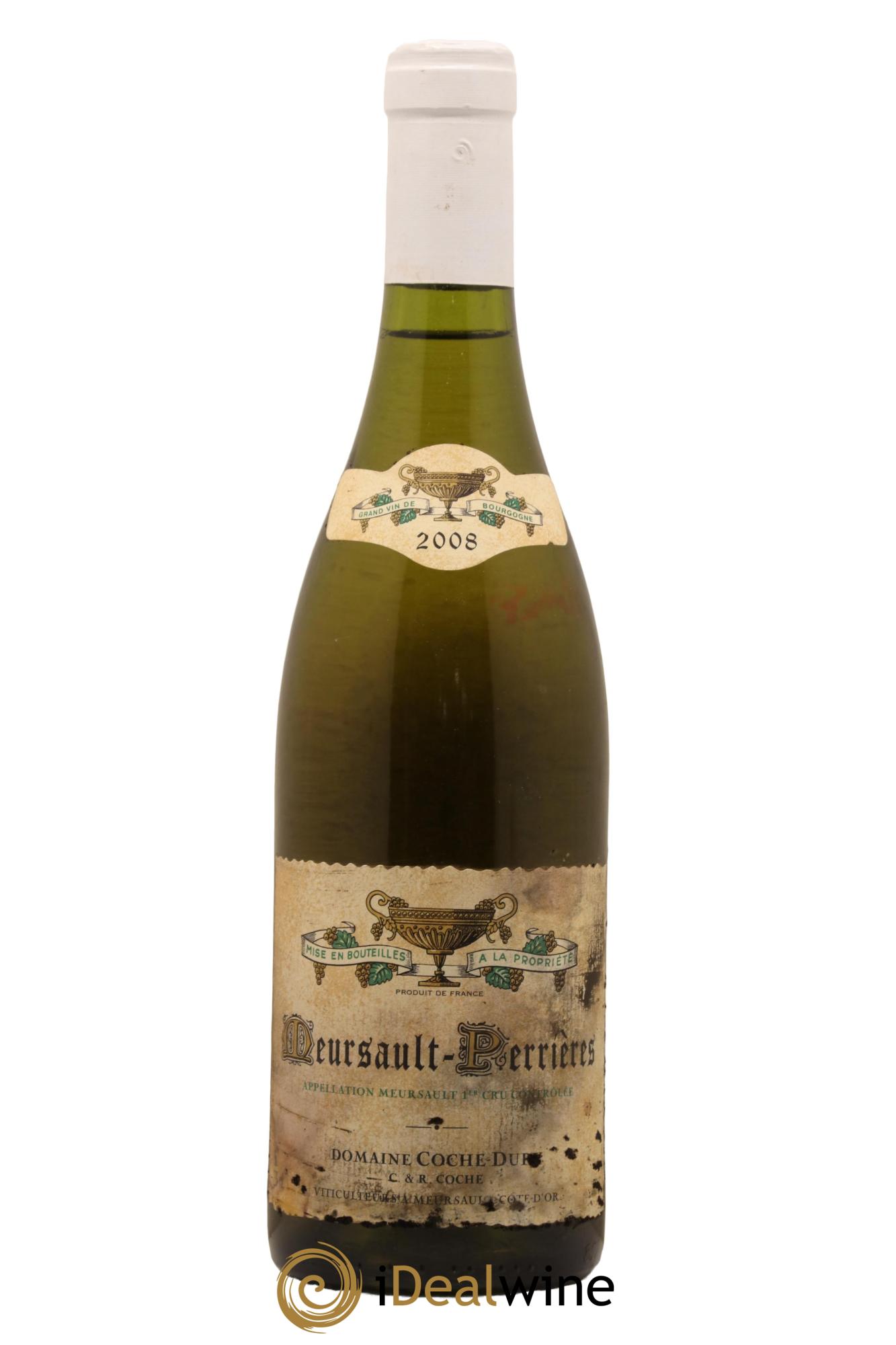 Meursault 1er Cru Perrières Coche Dury (Domaine) 2008 - Lot de 1 bouteille - 0